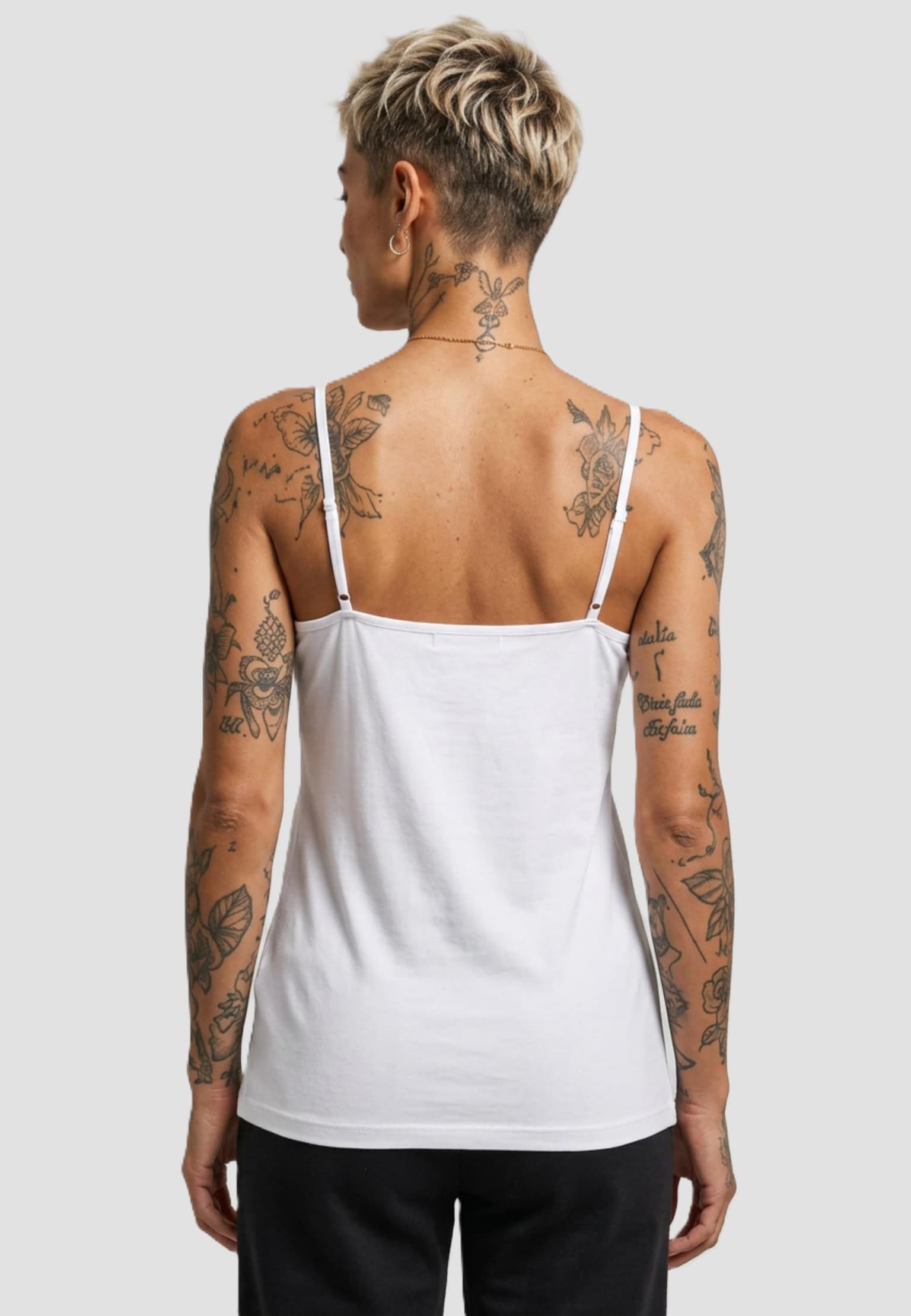 Urban Classics Ladies Basic Tank Top Cotton Lace 2-Pack – Bild 3