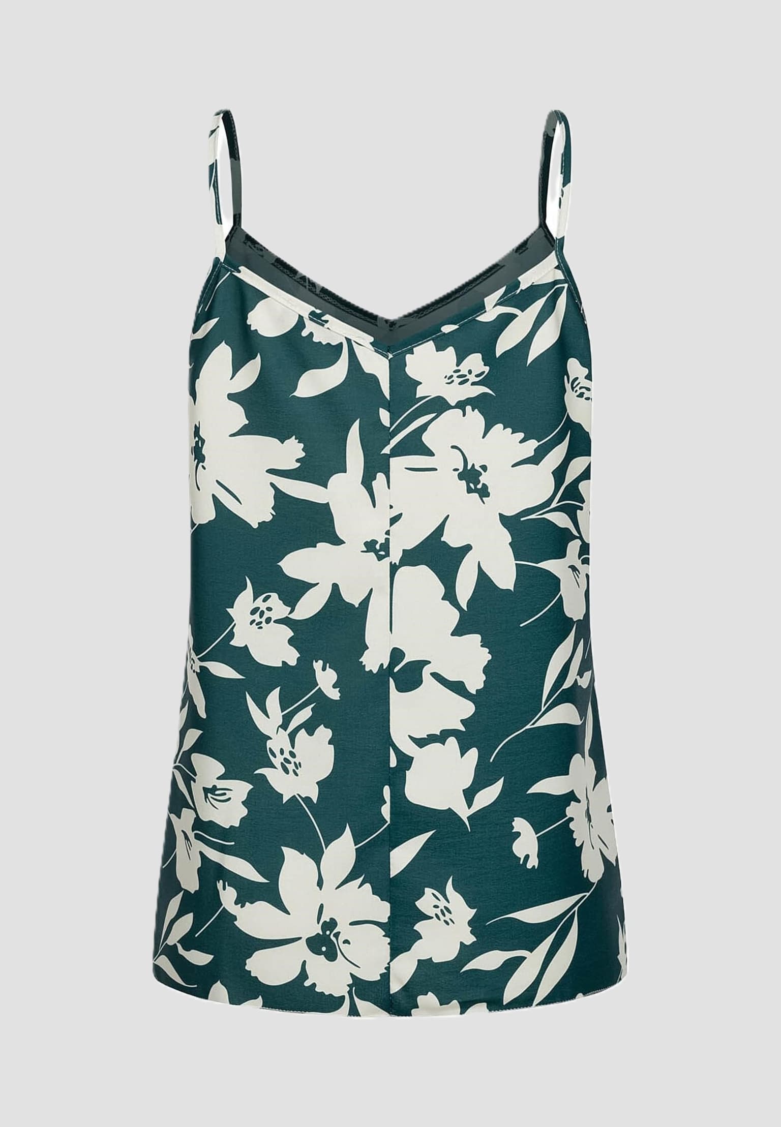 Cloud5ive Träger Top Floral Print petrol-beige – Bild 4