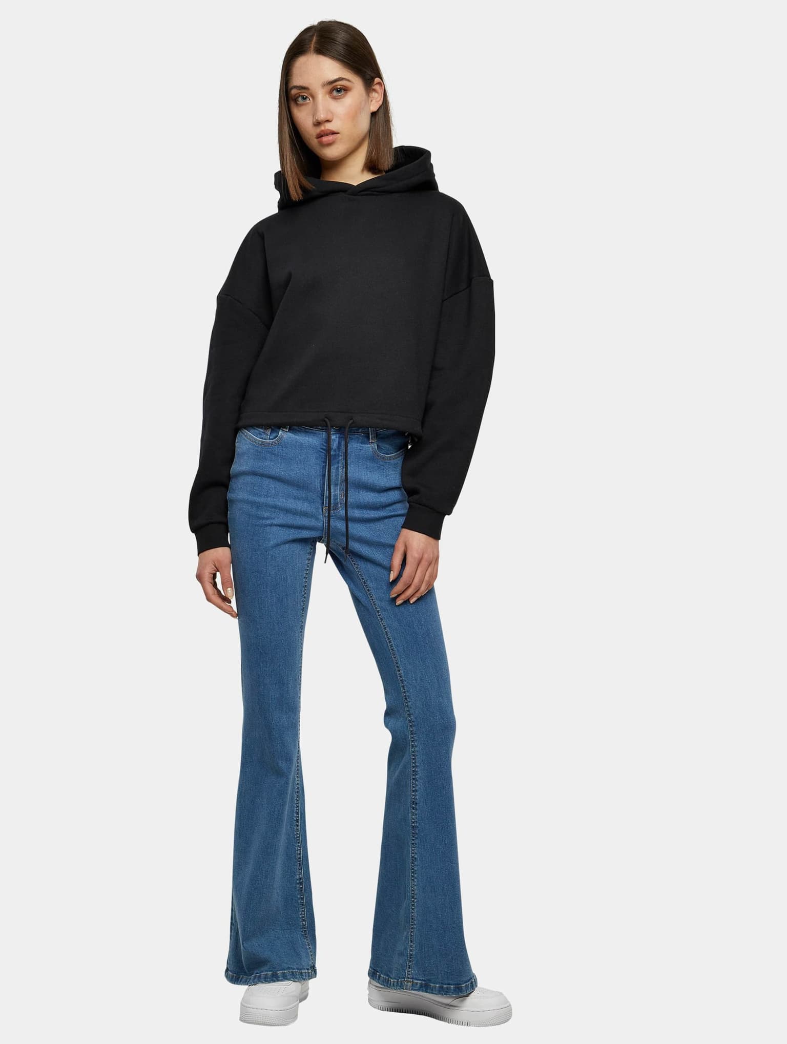 Urban Classics Ladies Cropped Oversized Hoodie – Bild 4