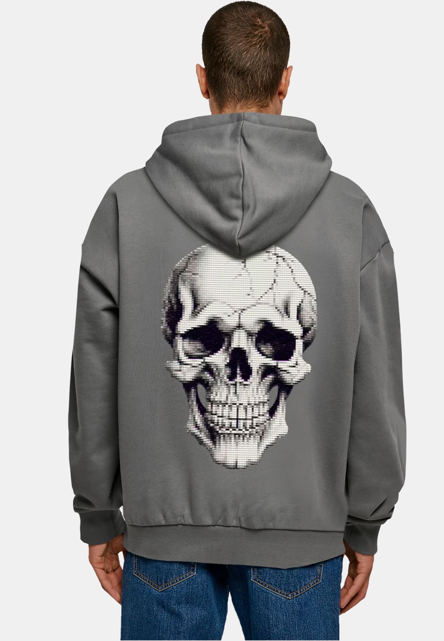 Merchcode Halloween - Skull Hoody – Bild 2