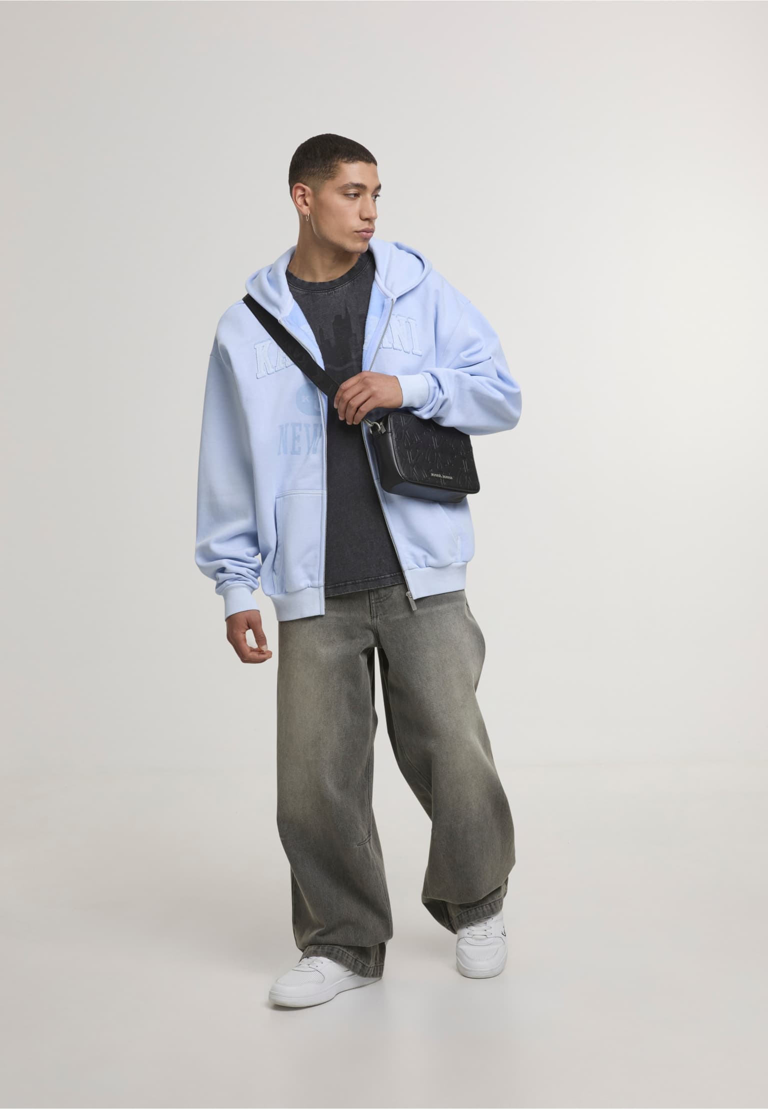 Karl Kani Signature Skyline Washed Boxy T-Shirt – Bild 3