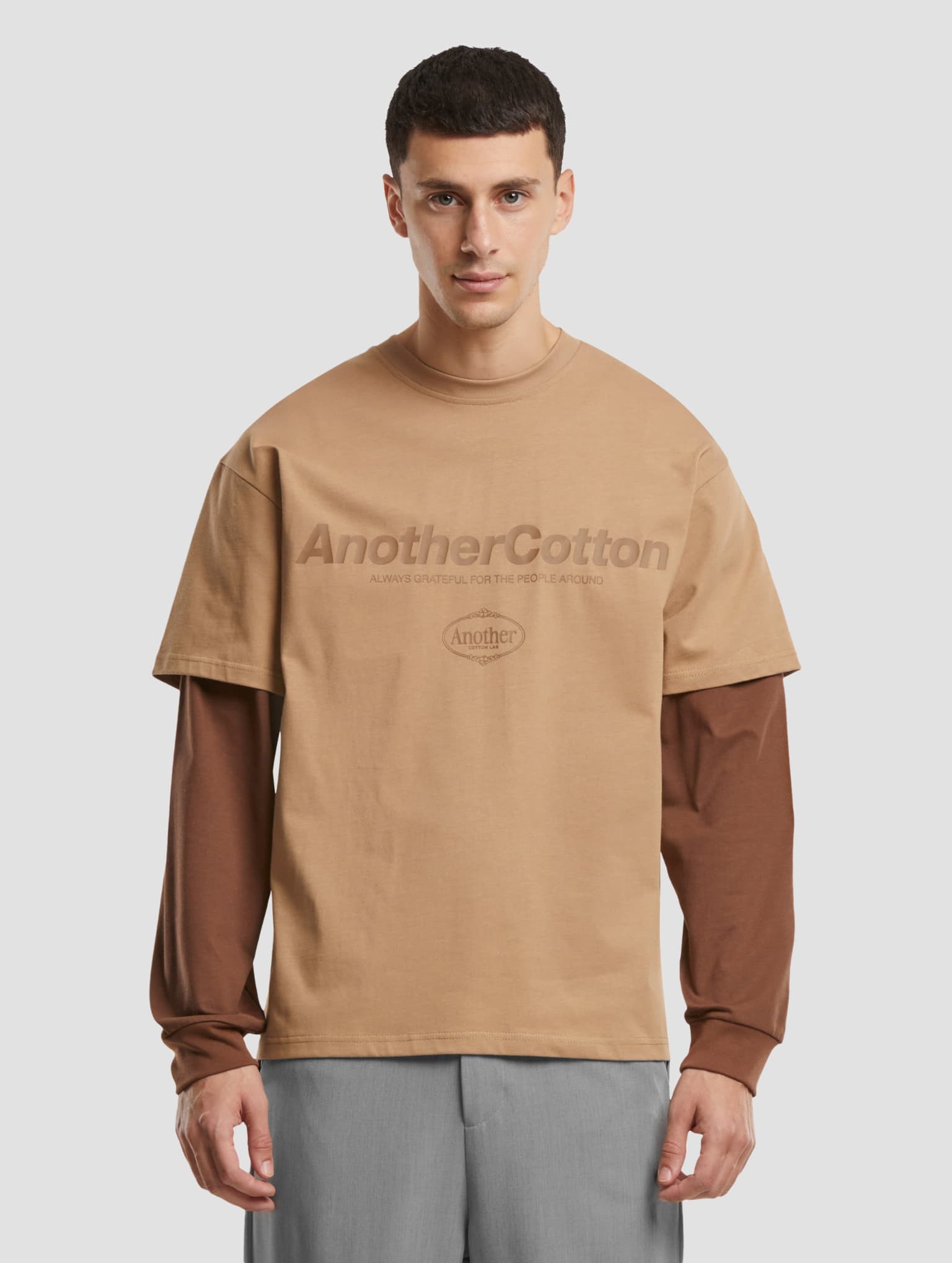 Another Cotton Lab Oversize Double Layer Longsleeve – Bild 3