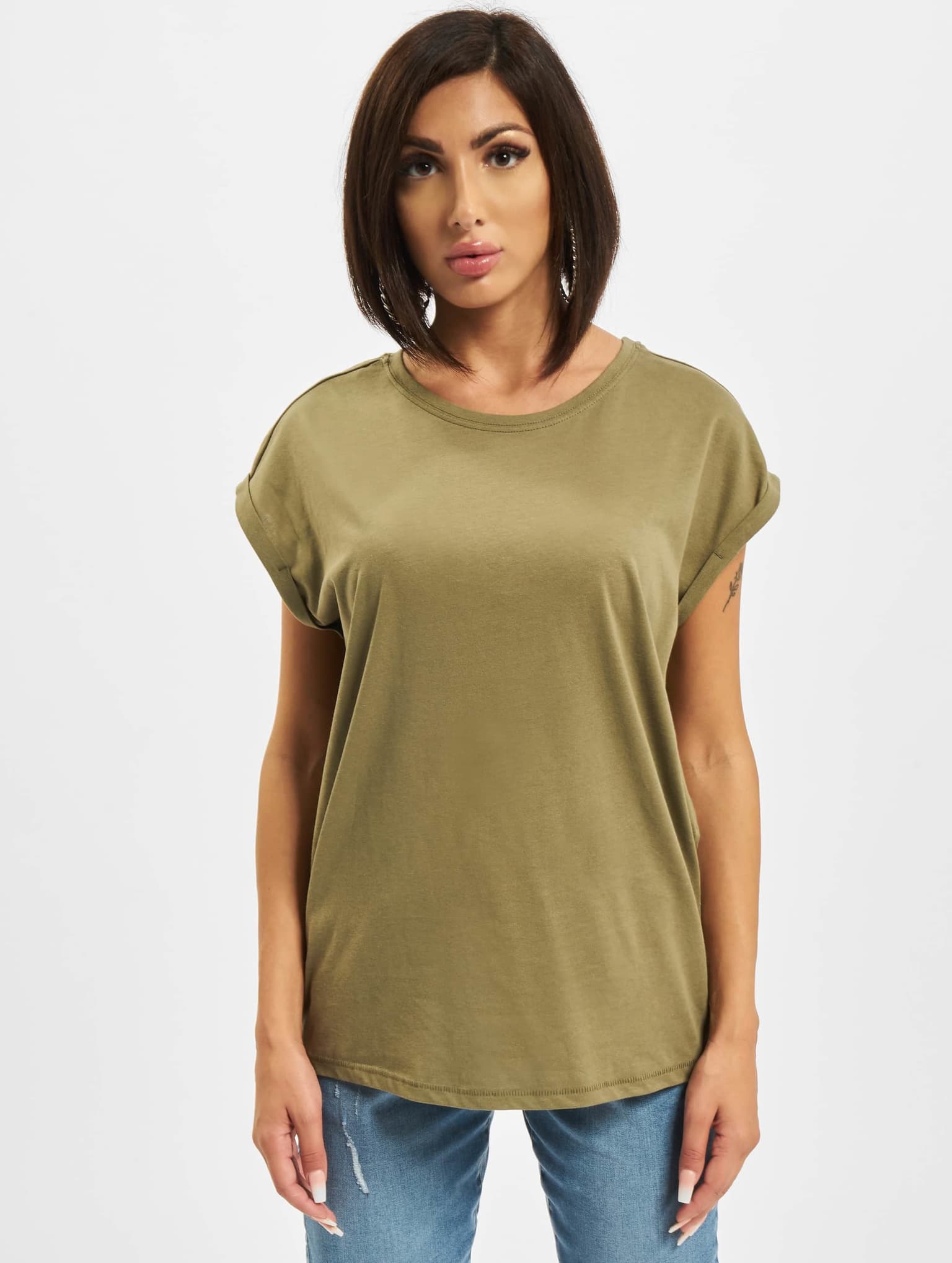 Urban Classics Ladies Extended Shoulder Tee – Bild 3