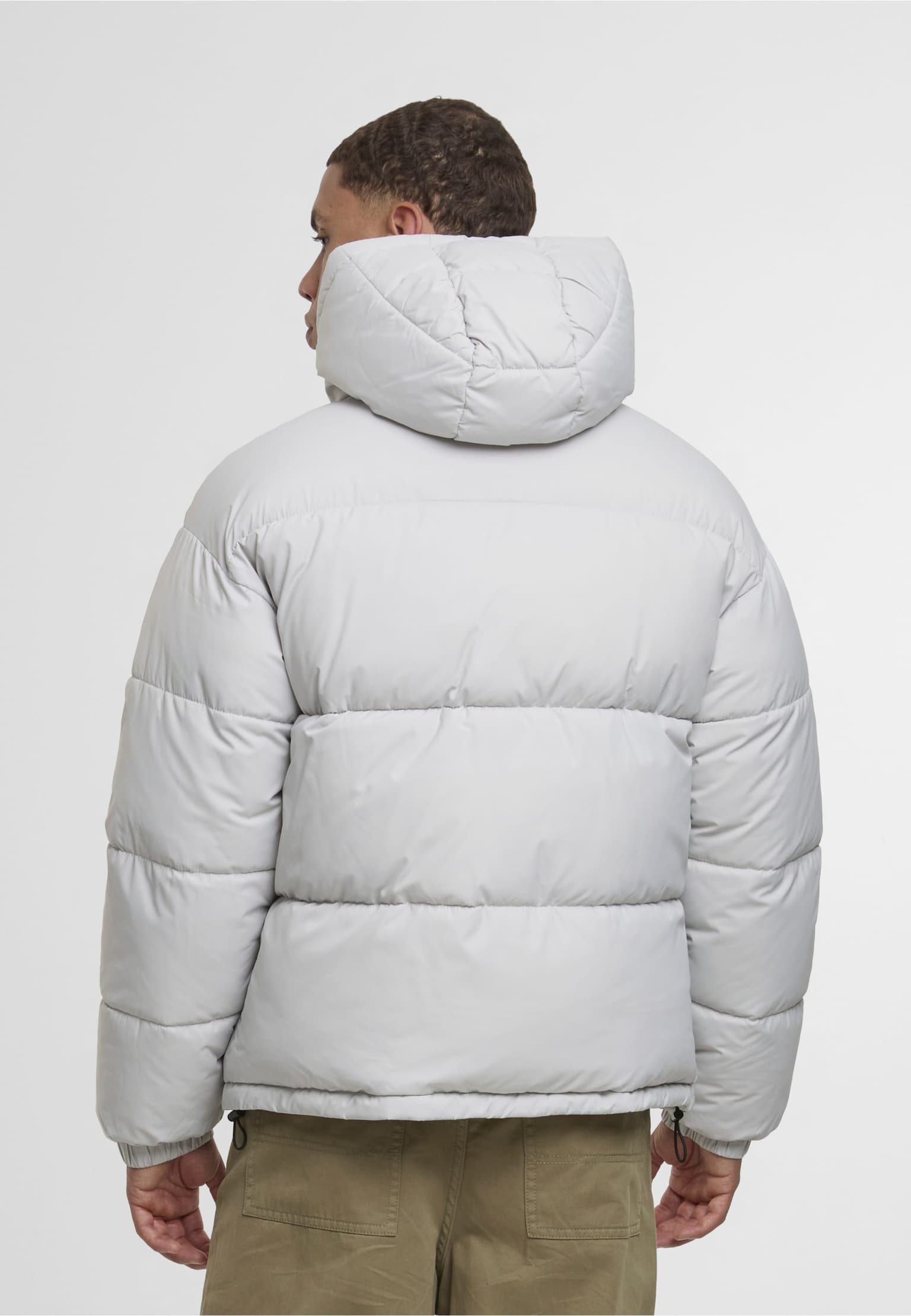 Urban Classics Basic Puffer Jacket With Hood – Bild 2