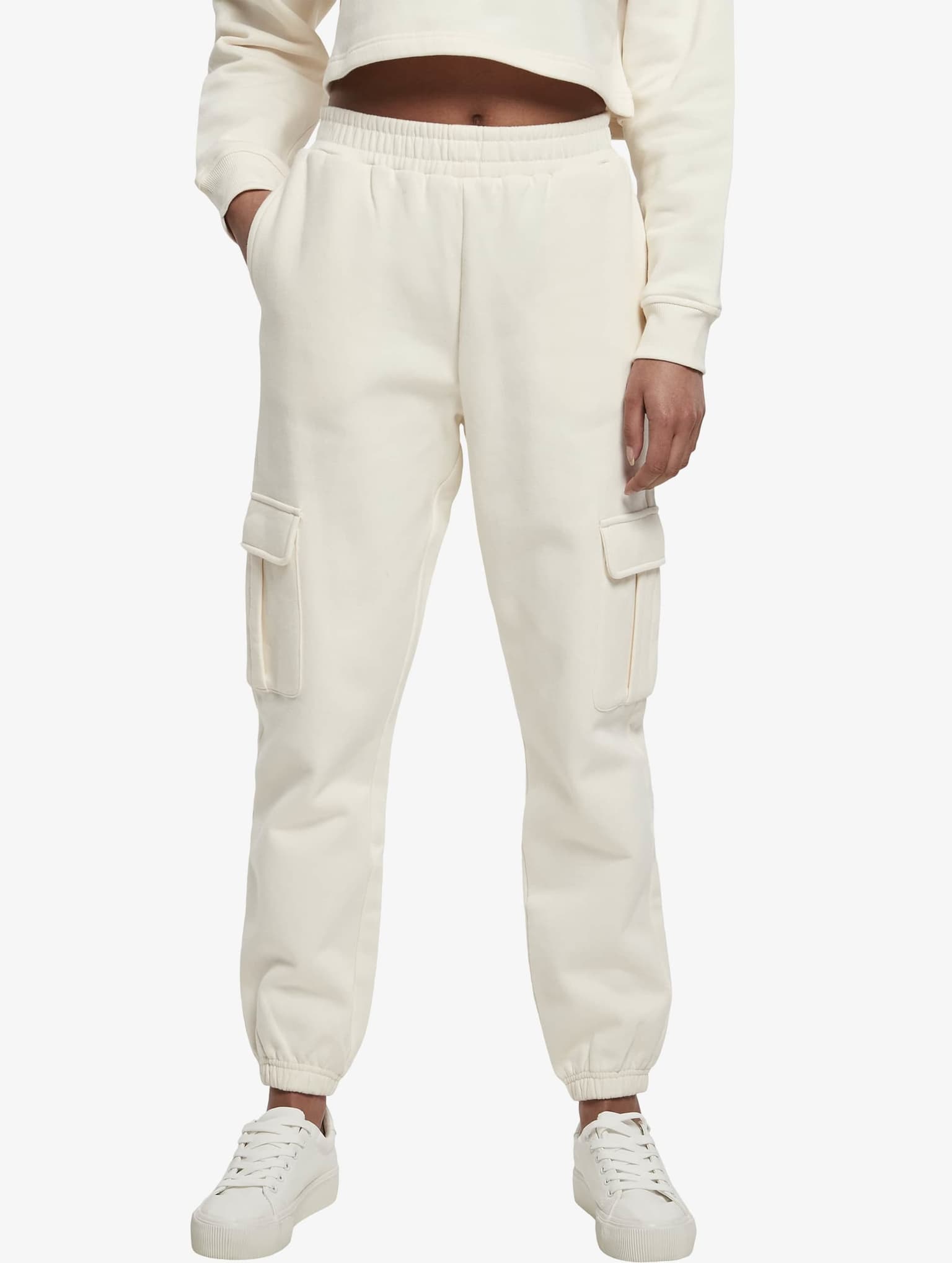 Urban Classics Ladies High Waist Cargo Sweat Pants – Bild 3