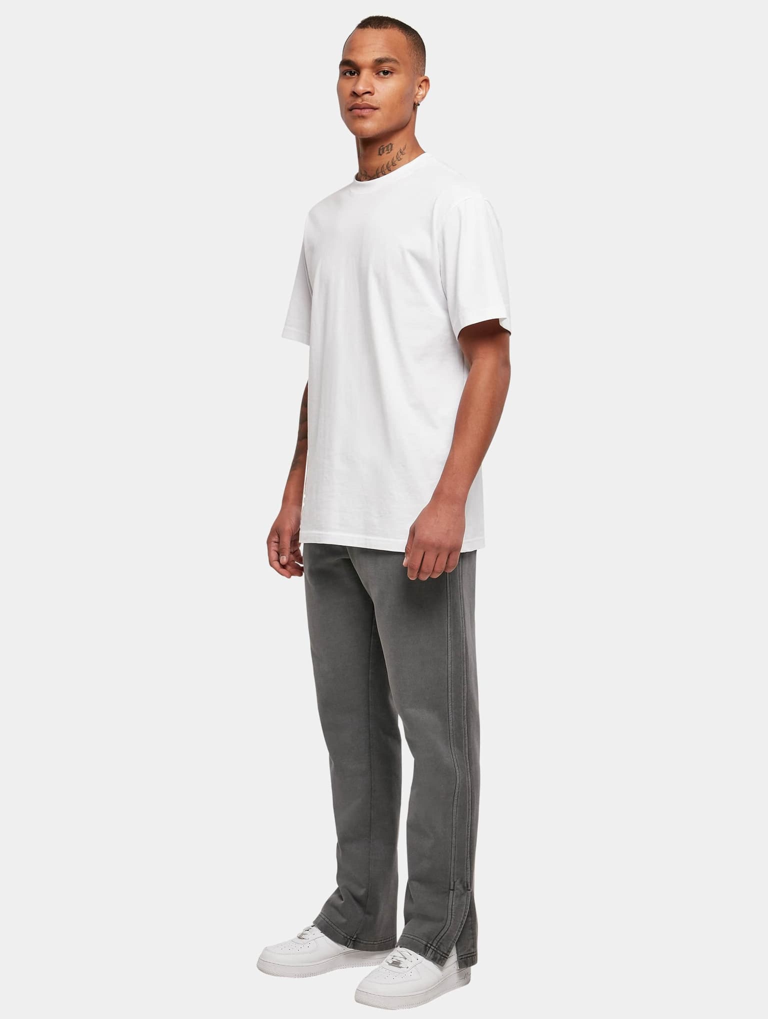 Urban Classics Heavy Terry Garment Dye Slit Sweatpants – Bild 4