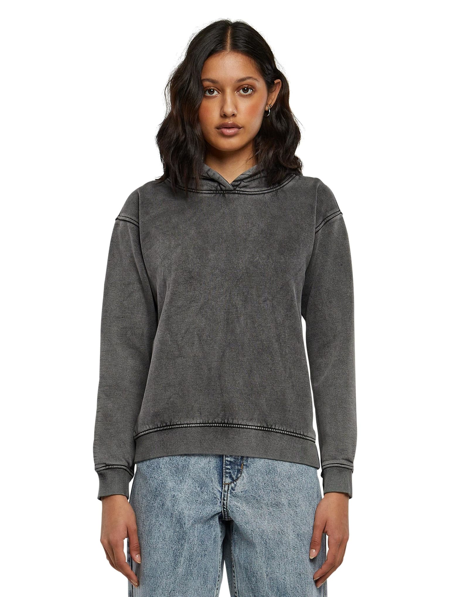 Urban Classics Ladies Stone Washed Hoody – Bild 4