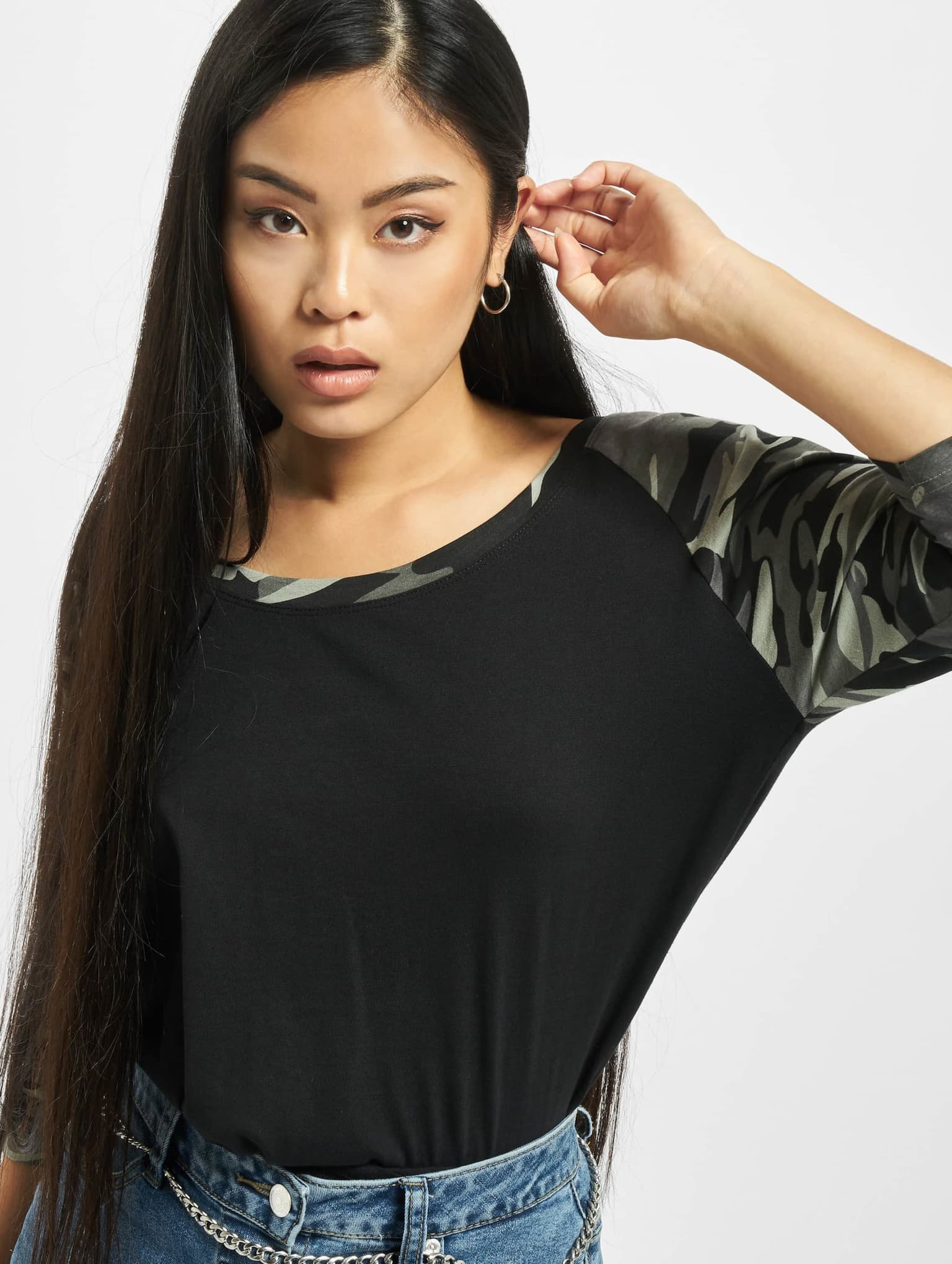 Urban Classics Ladies 3/4 Contrast Raglan Tee