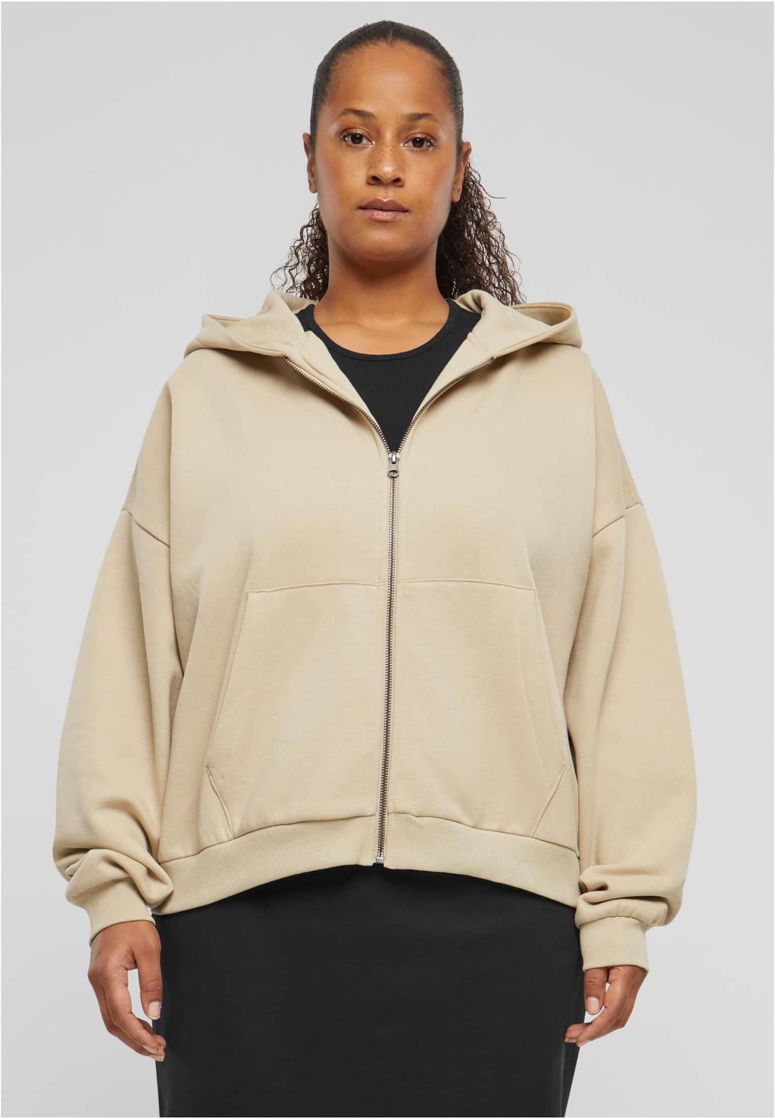 Urban Classics Ladies Boxy Zip Hoody