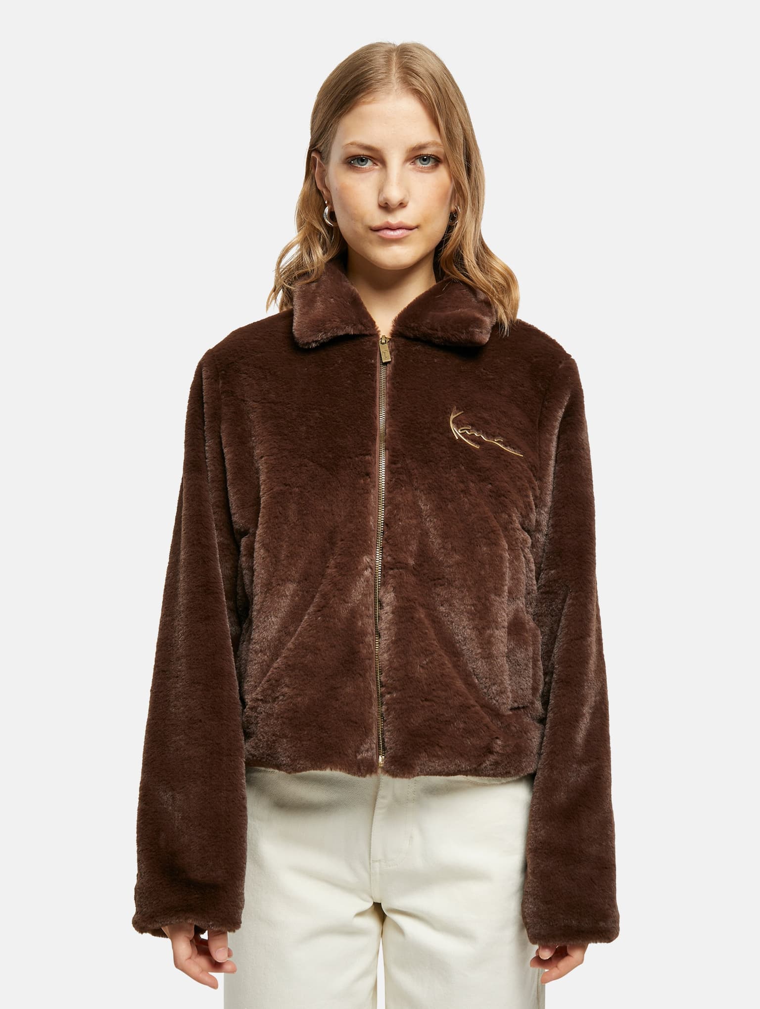 Karl Kani Metal Signature Fake Fur Jacket – Bild 3