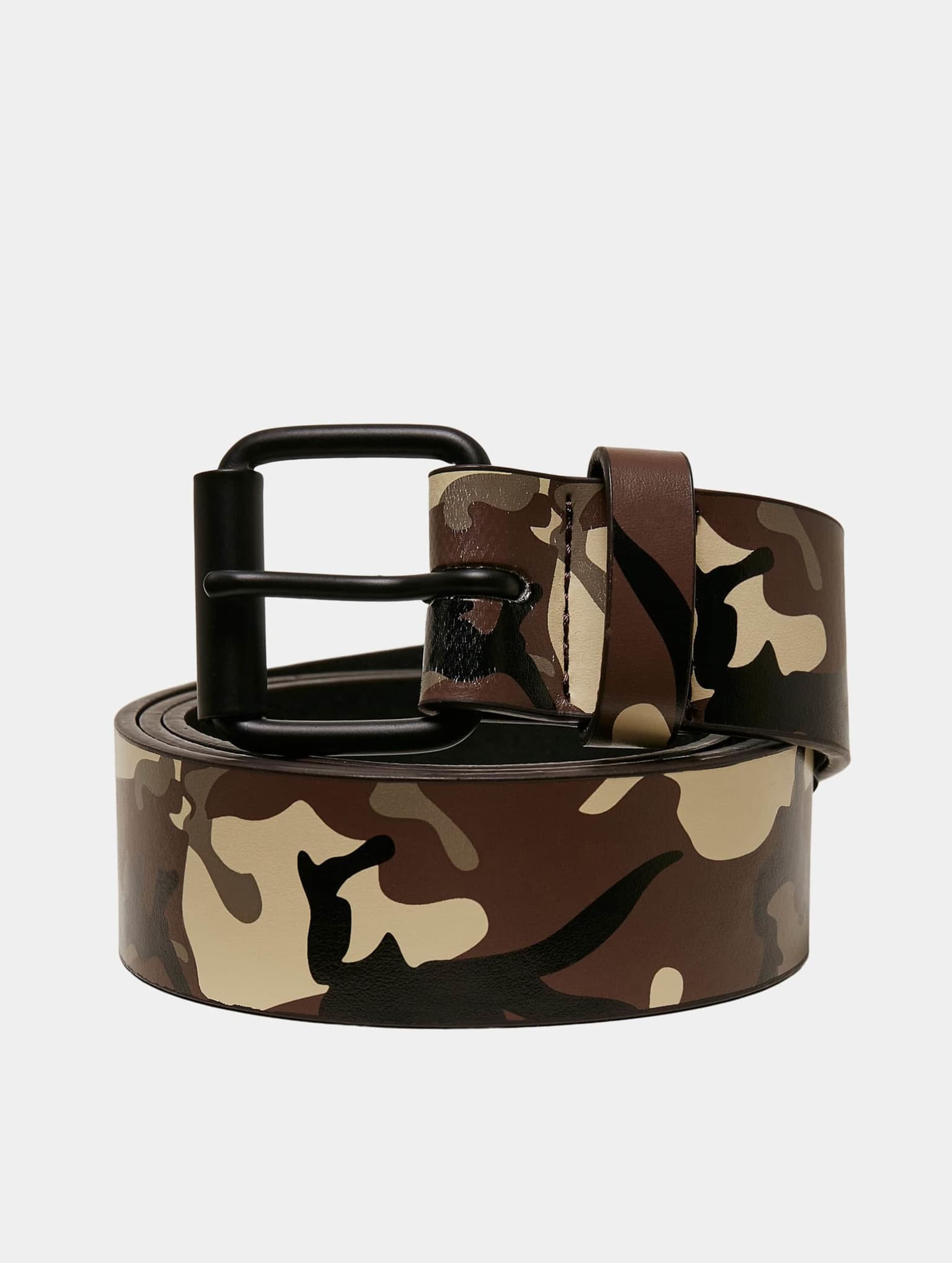 Urban Classics Synthetic Leather Camo Belt