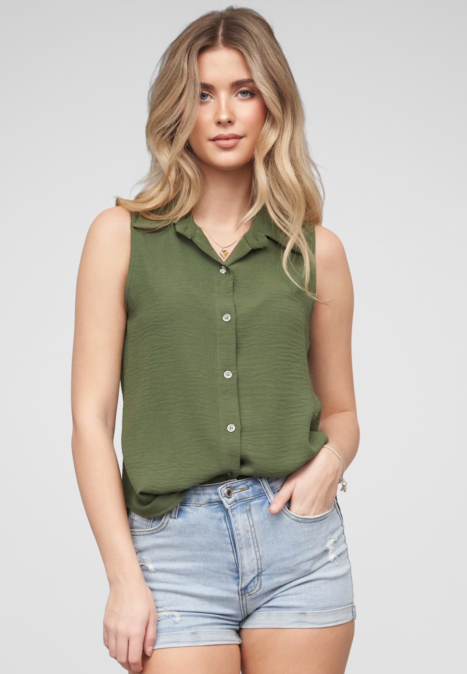 Cloud5ive Top with button placket