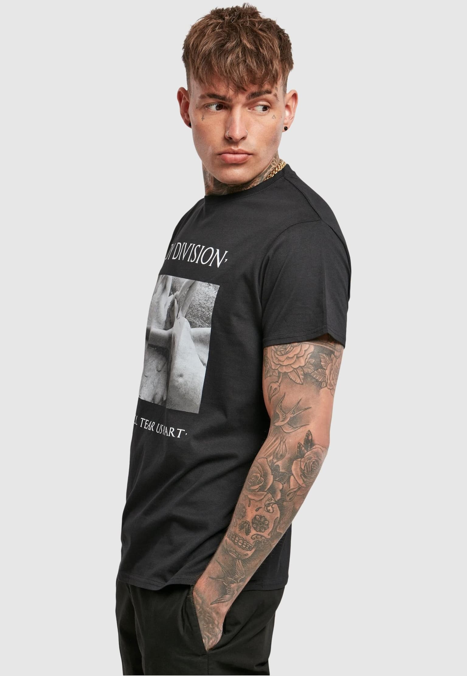 Merchcode Joy Division Tear Us Apart Tee – Bild 3