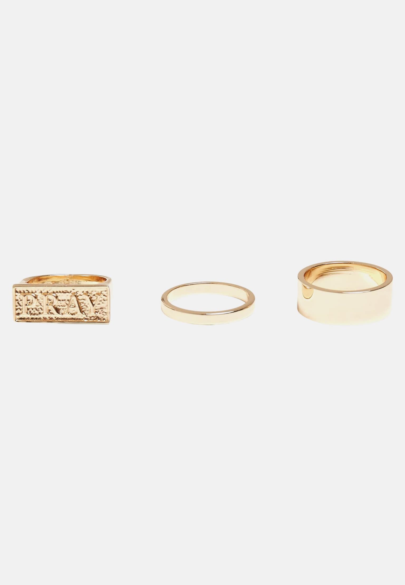 Mister Tee Pray Ring Set