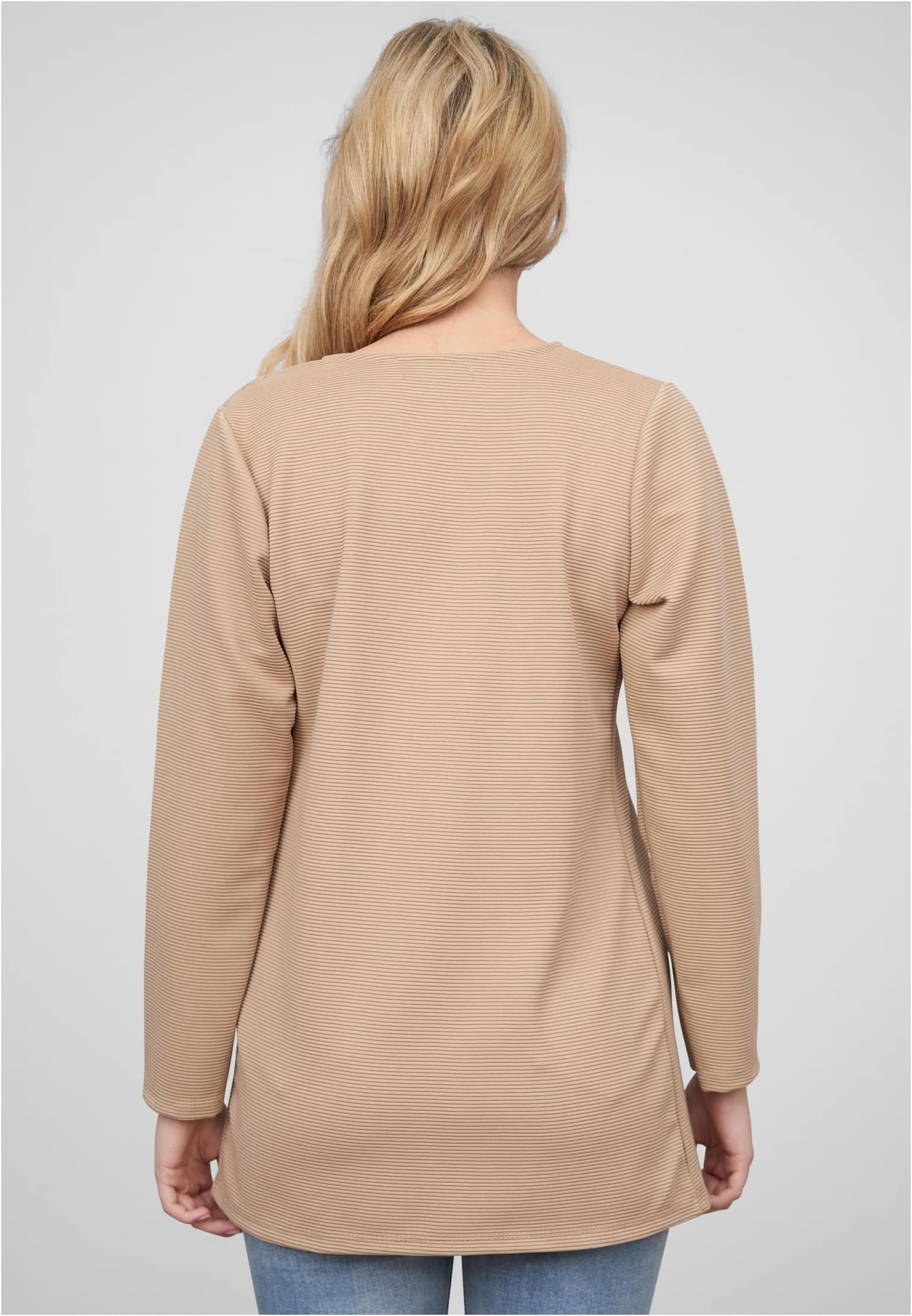 Cloud5ive Damen Strickjacke offener ribbed Cardigan – Bild 2