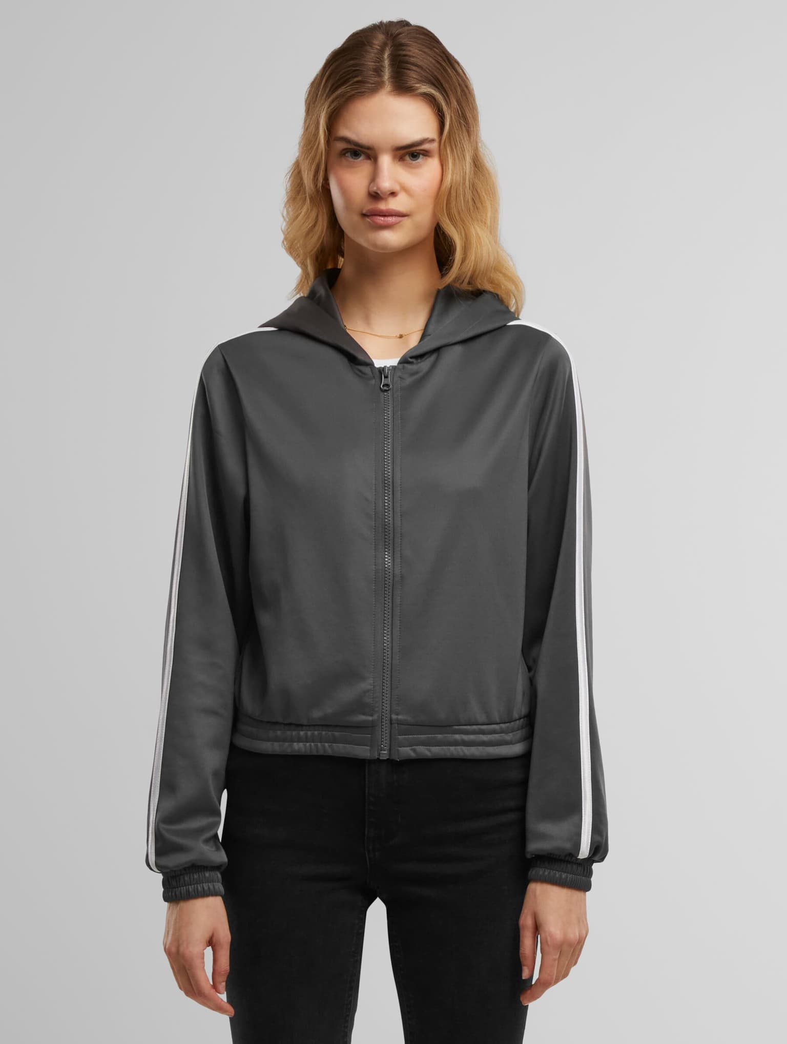 Urban Classics Ladies Cropped Track Jacket – Bild 3