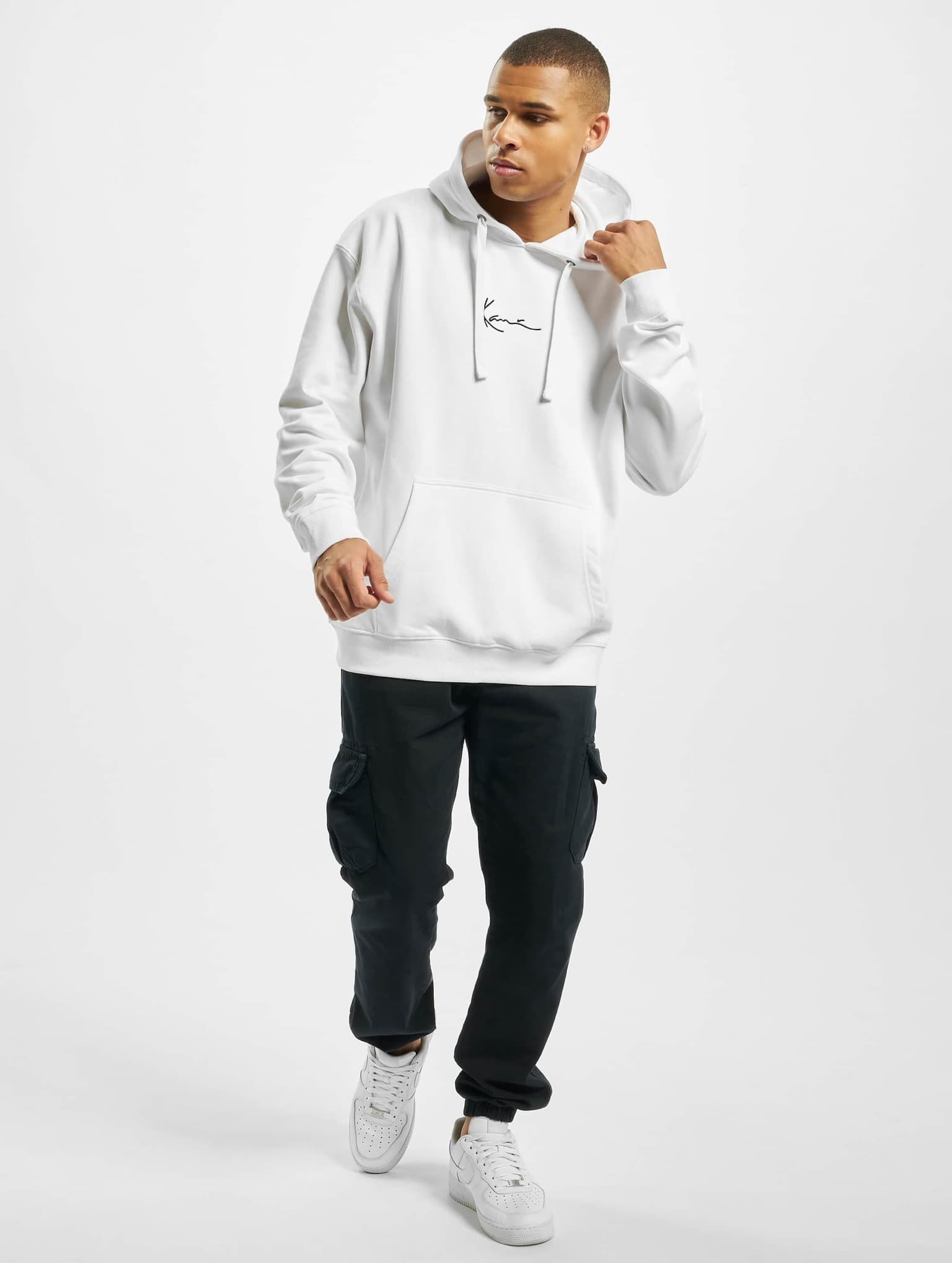 Karl Kani KKMQ12005 SMALL SIGNATURE HOODY WHT – Bild 4
