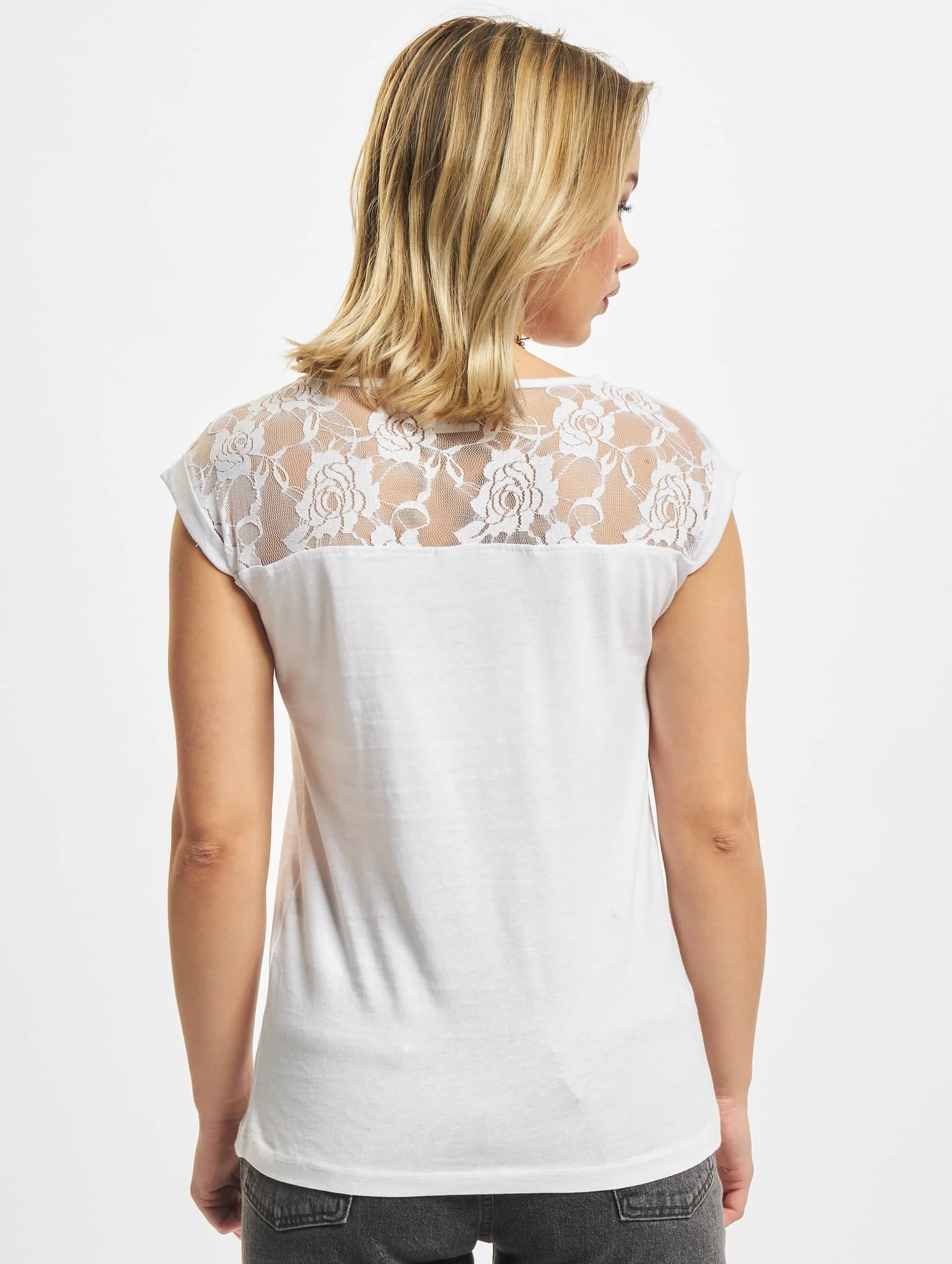 Urban Classics Ladies Top Laces Tee – Bild 2
