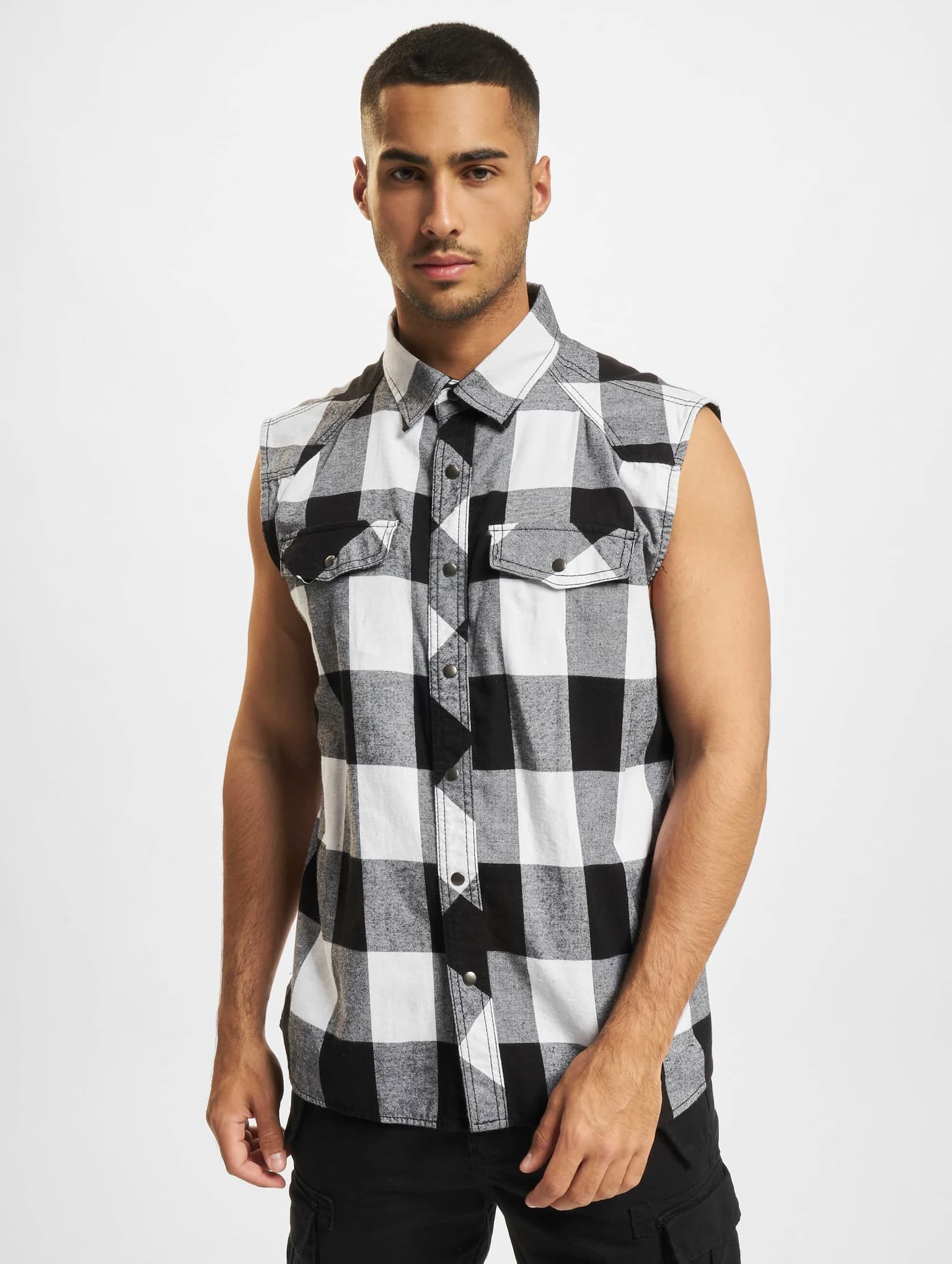 Brandit Checkshirt Sleeveless – Bild 3