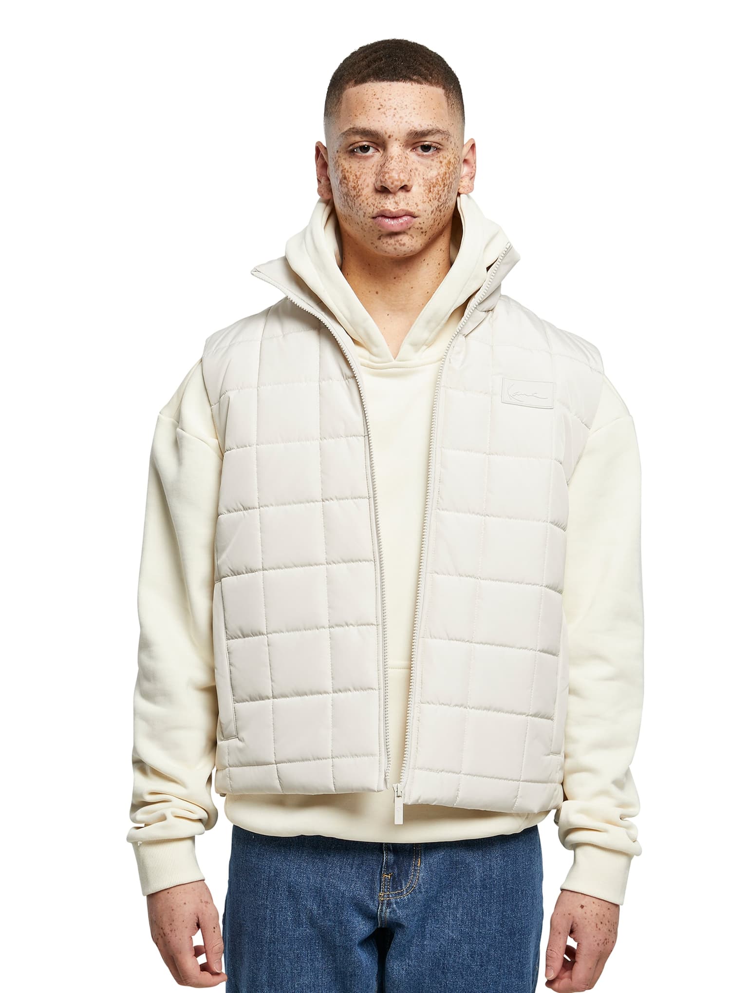 Karl Kani Rubber Signature Woven Puffer Vest – Bild 4