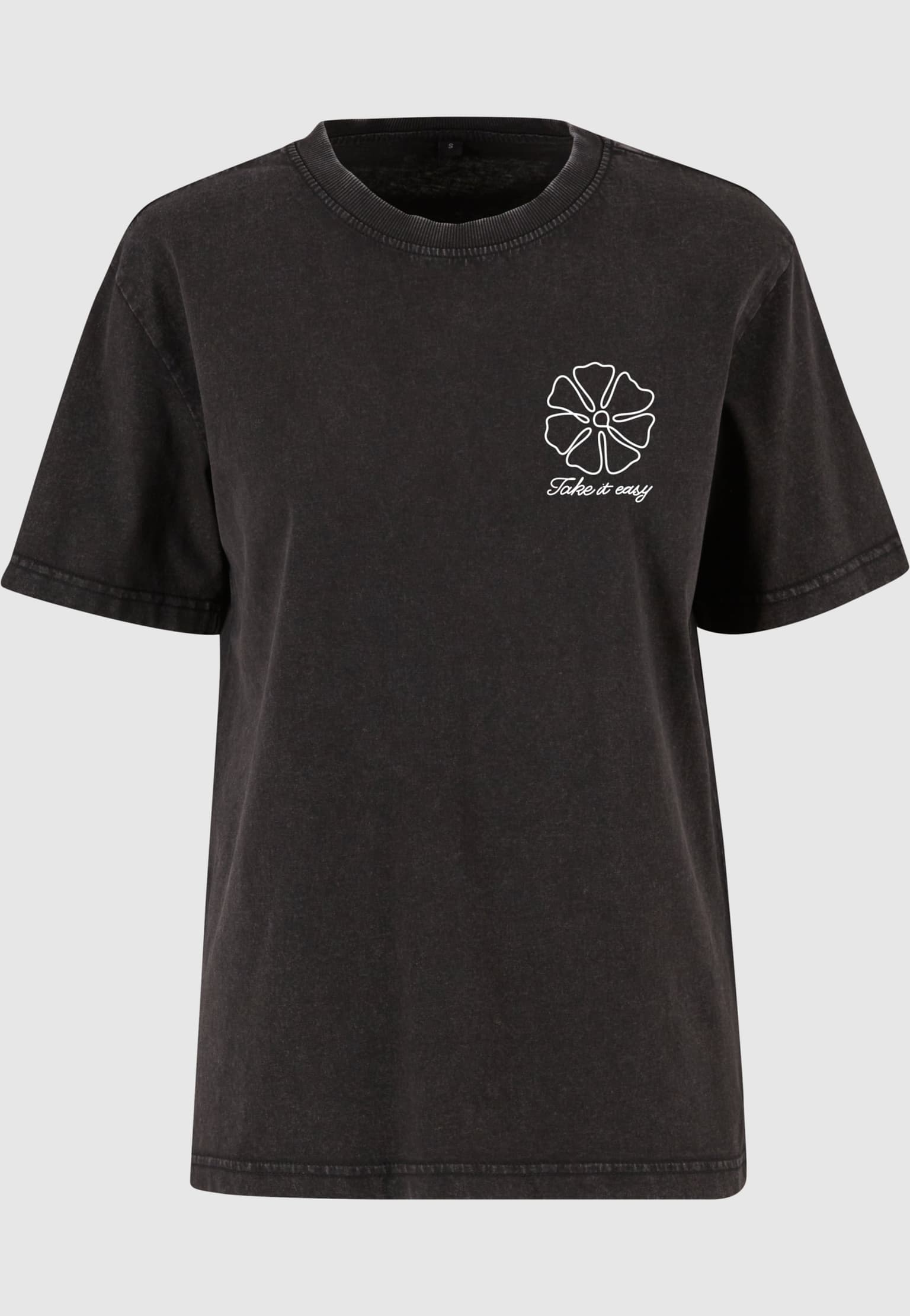 Miss Tee One Line Flowers Ladies Vintage Everyday – Bild 3
