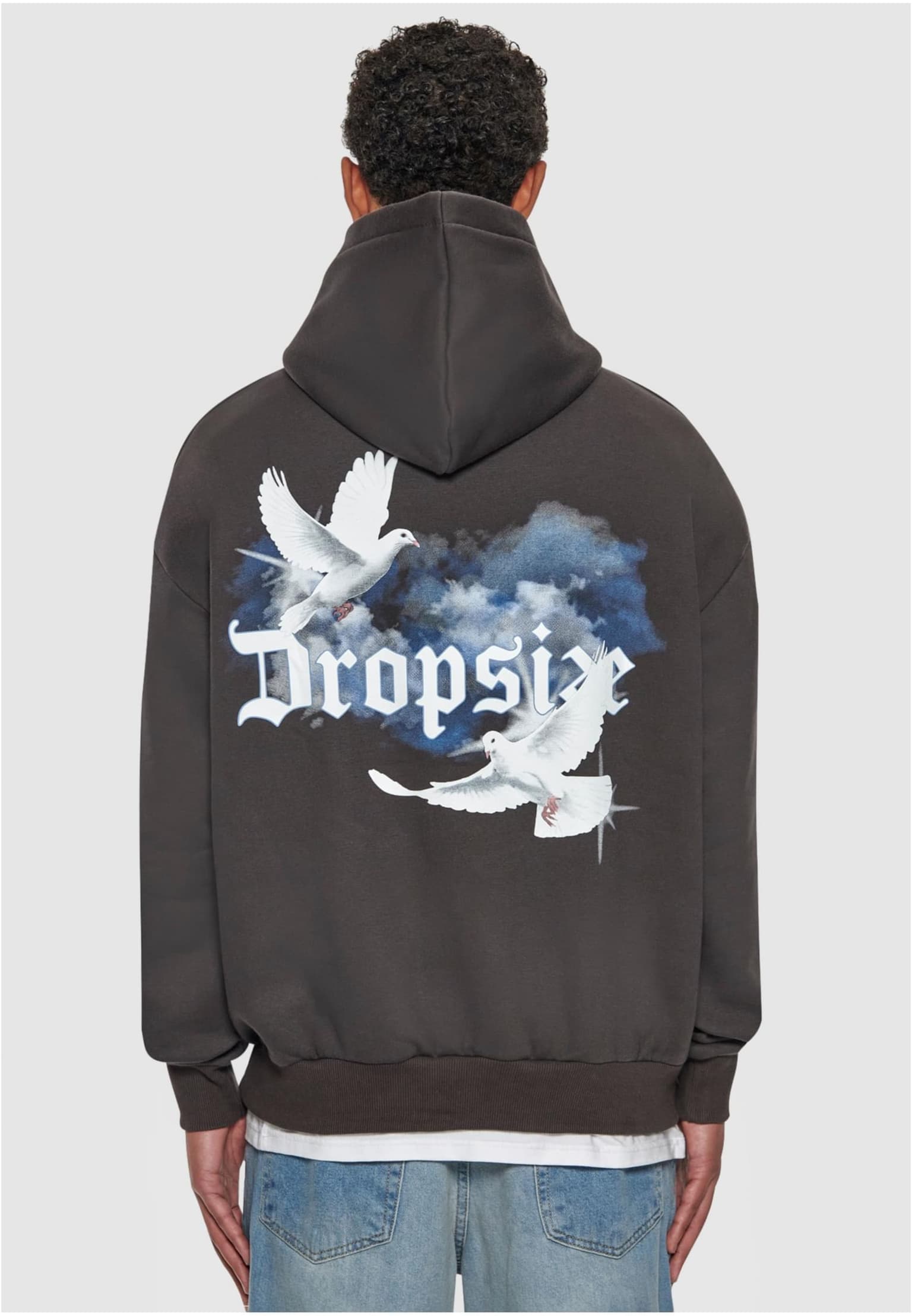 Dropsize Heavy Cloud Dove Hoodie – Bild 2