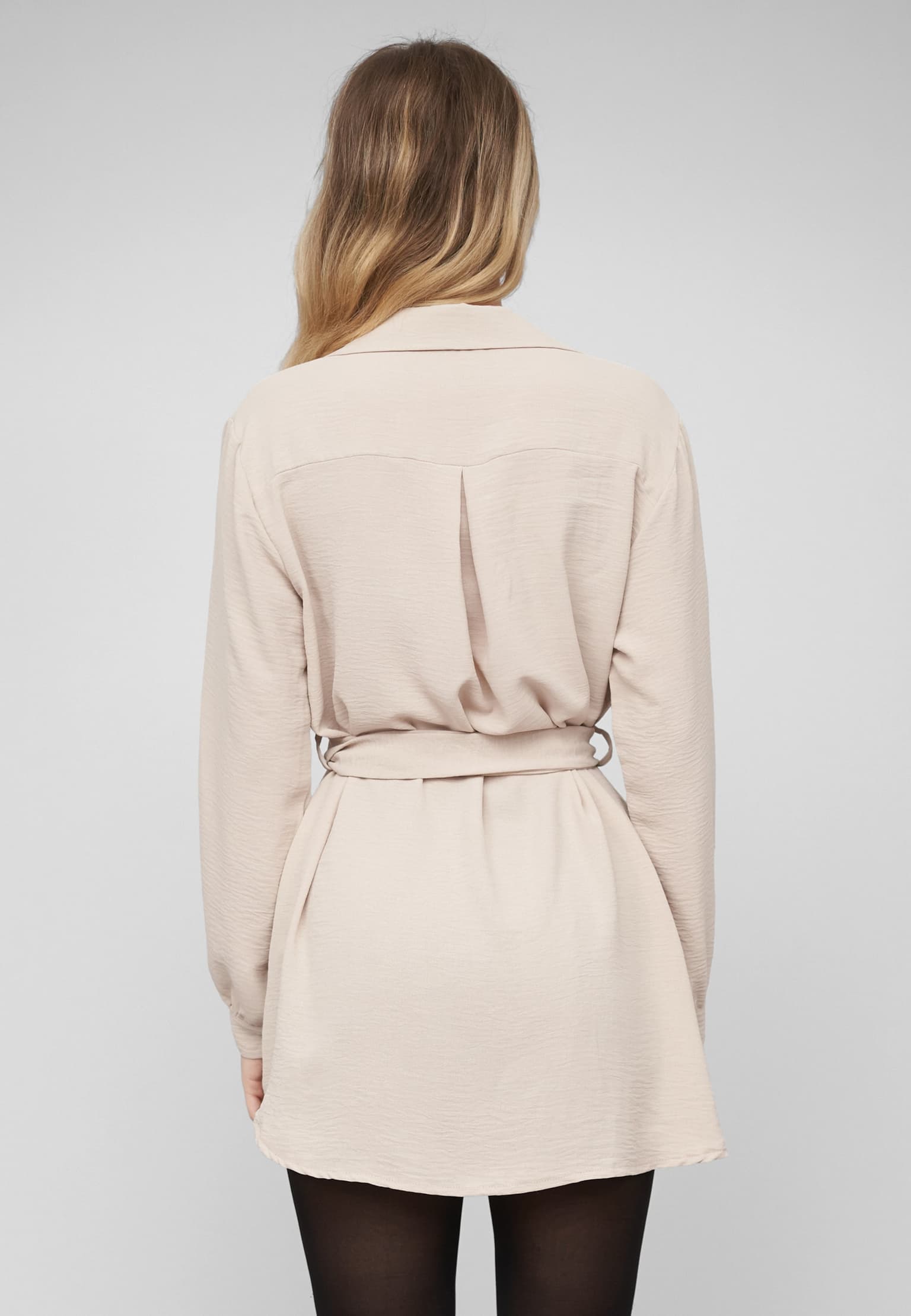 Cloud5ive Longsleeve Dress with tie-belt – Bild 2
