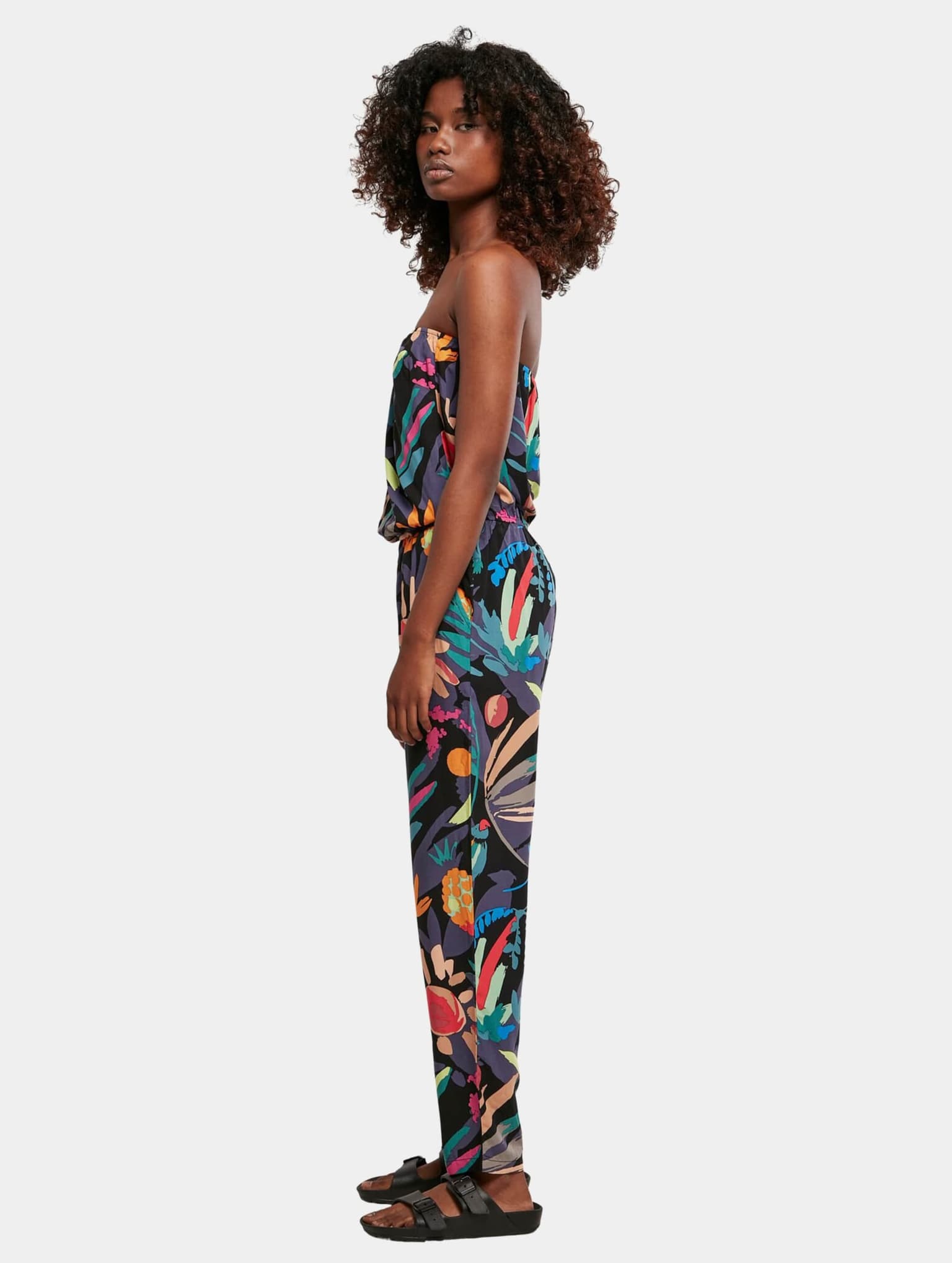 Urban Classics Ladies Viscose Bandeau Jumpsuit – Bild 3