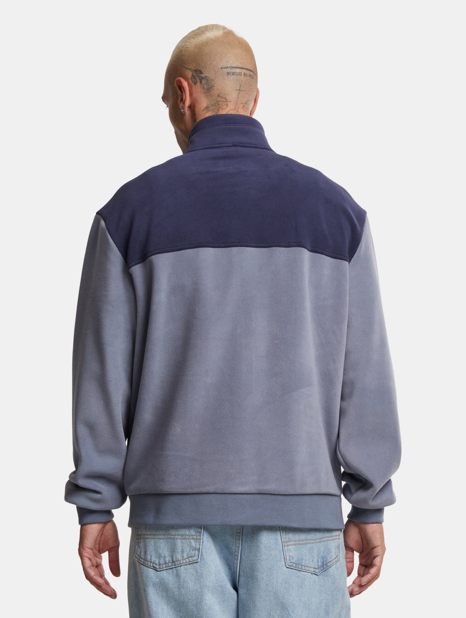 Urban Classics Colour Block Polar Fleece Übergangsjacke – Bild 2