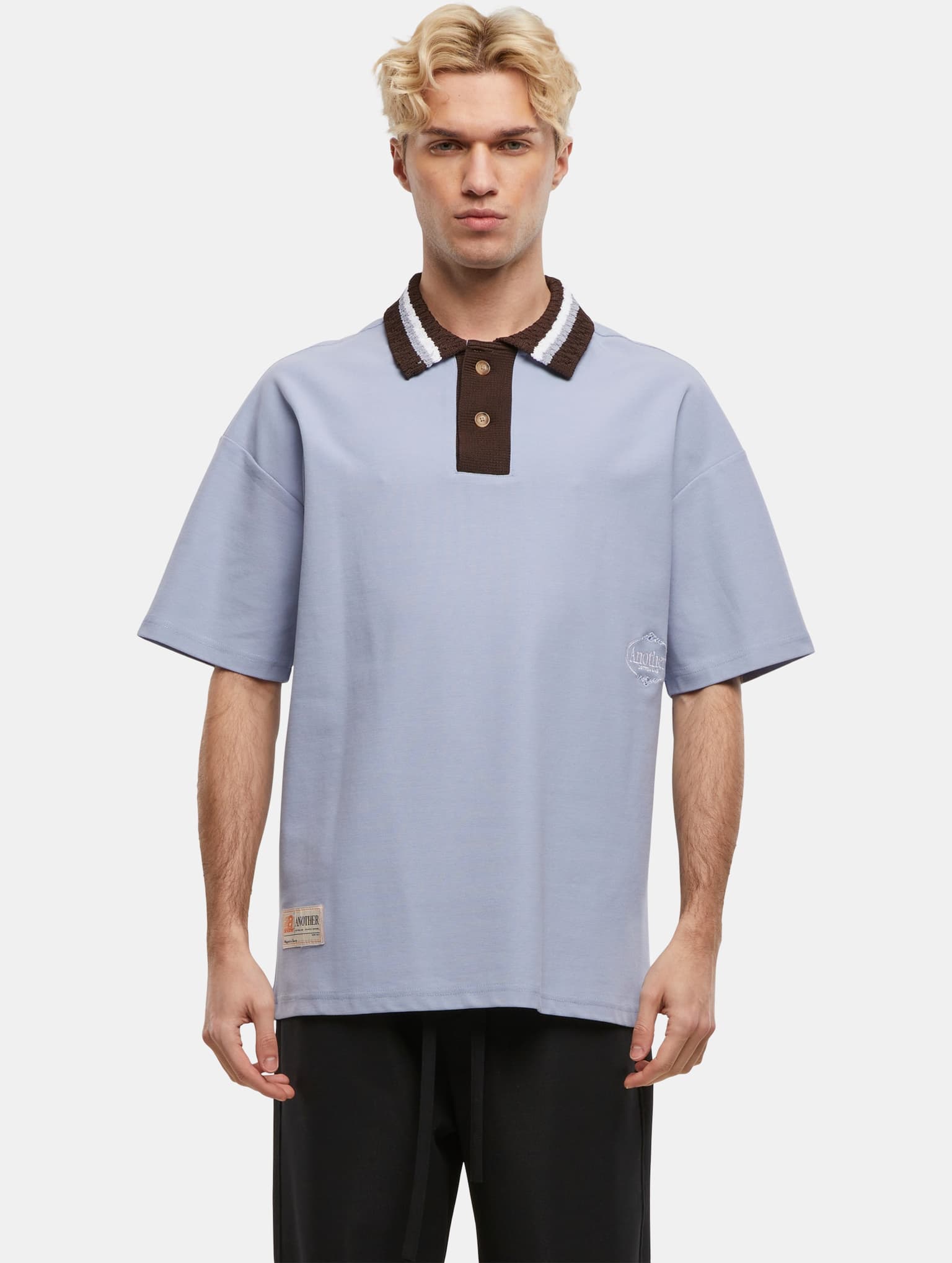 Another Cotton Lab ACL Knit Collar Oversized Polo – Bild 3