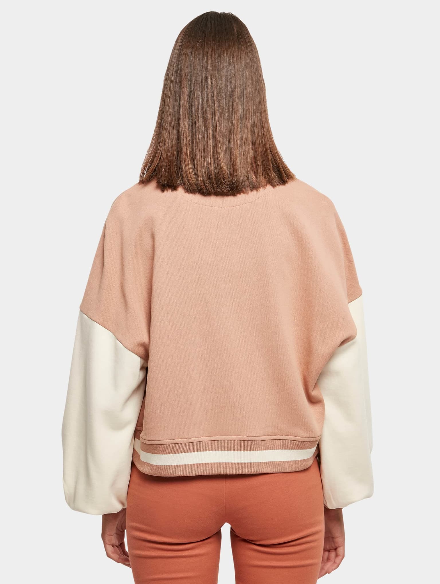 Urban Classics Ladies Oversized 2 Tone College Terry Jacket – Bild 2