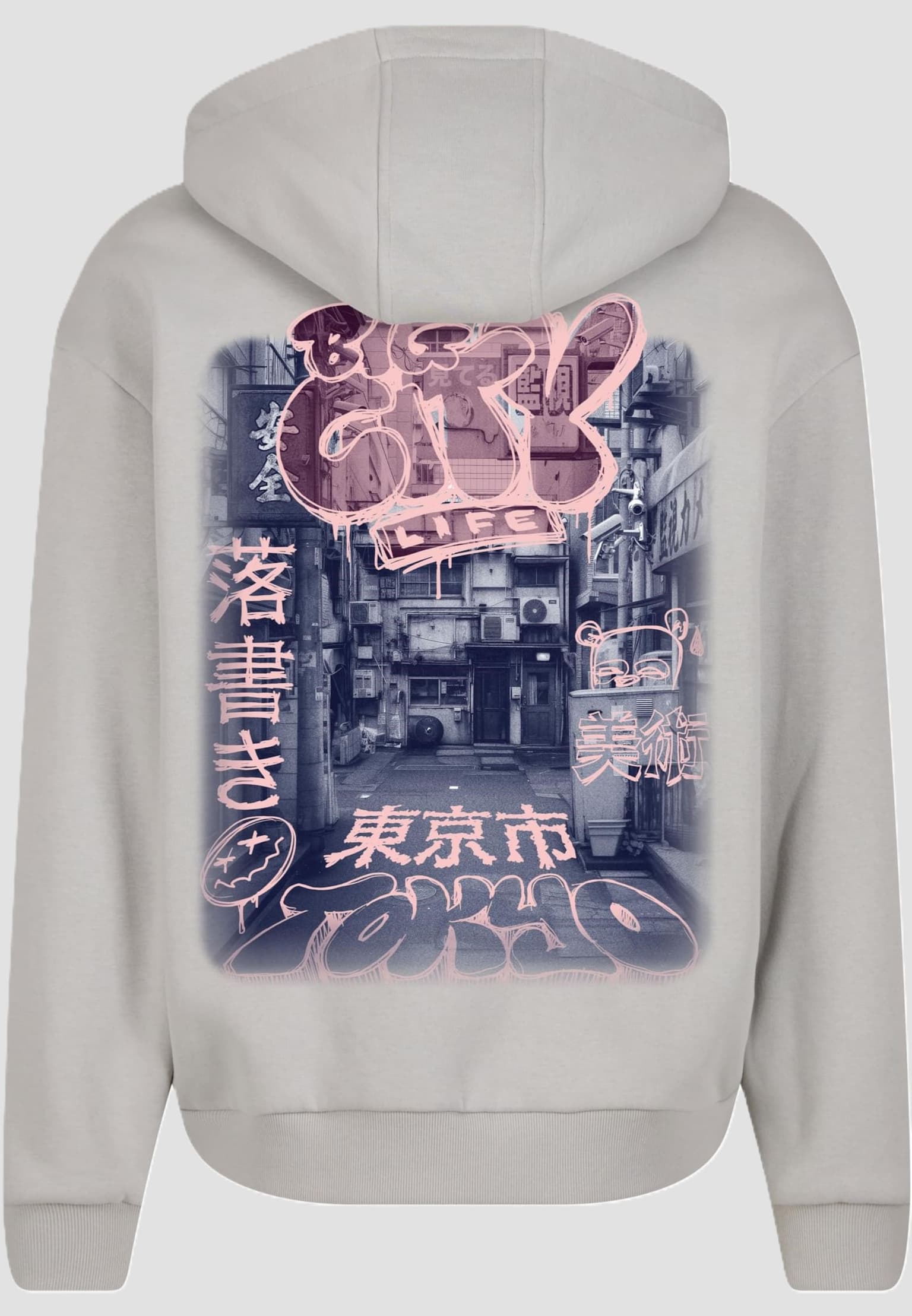 Mister Tee Tokyo City Life Fluffy Zip Hoody – Bild 4
