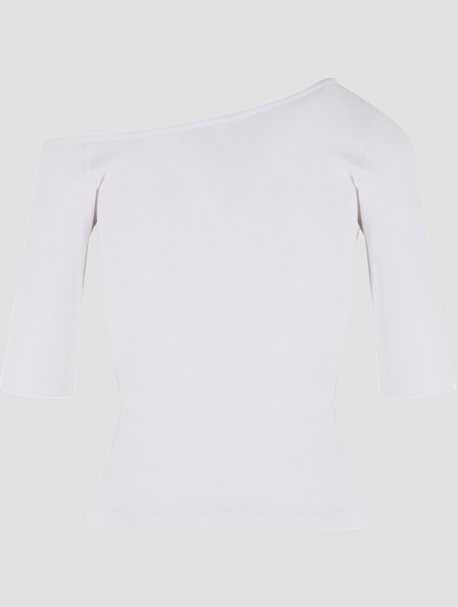 Urban Classics Ladies Essentials Asymmetric Rib Tee – Bild 4