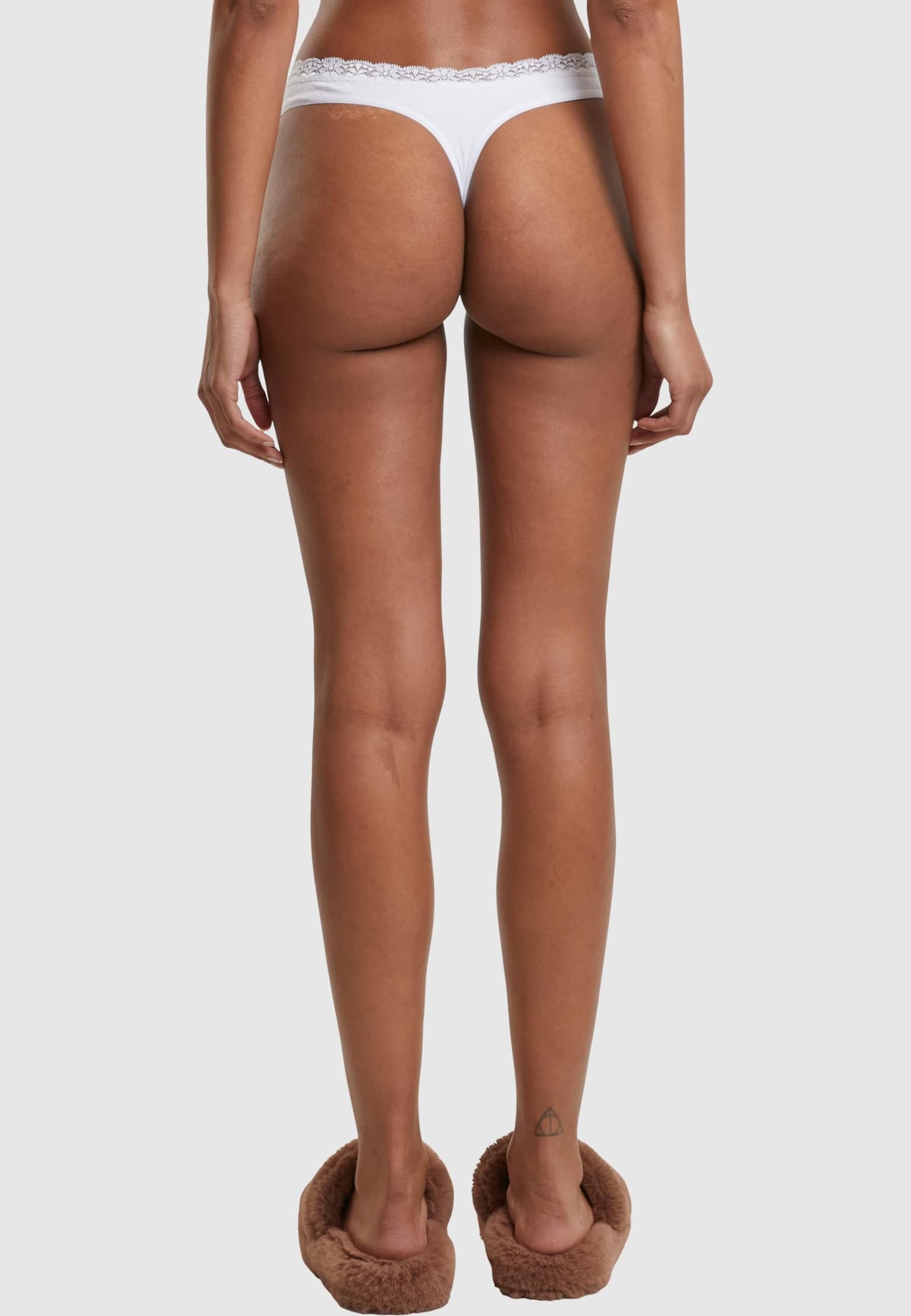 Urban Classics Ladies Basic Cotton Tanga Lace 5-Pack – Bild 3
