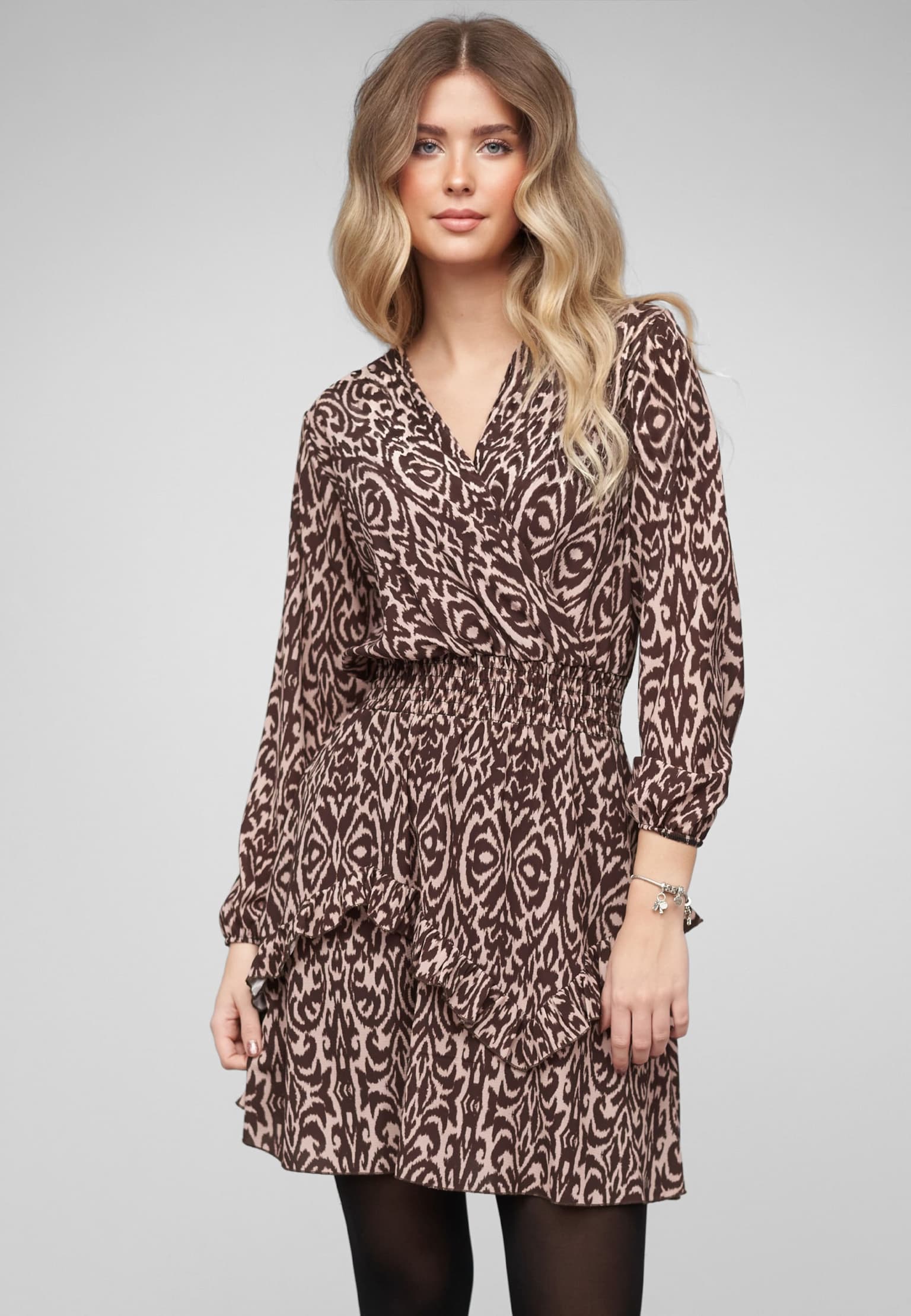 Cloud5ive Longsleeve Dress with abstract print