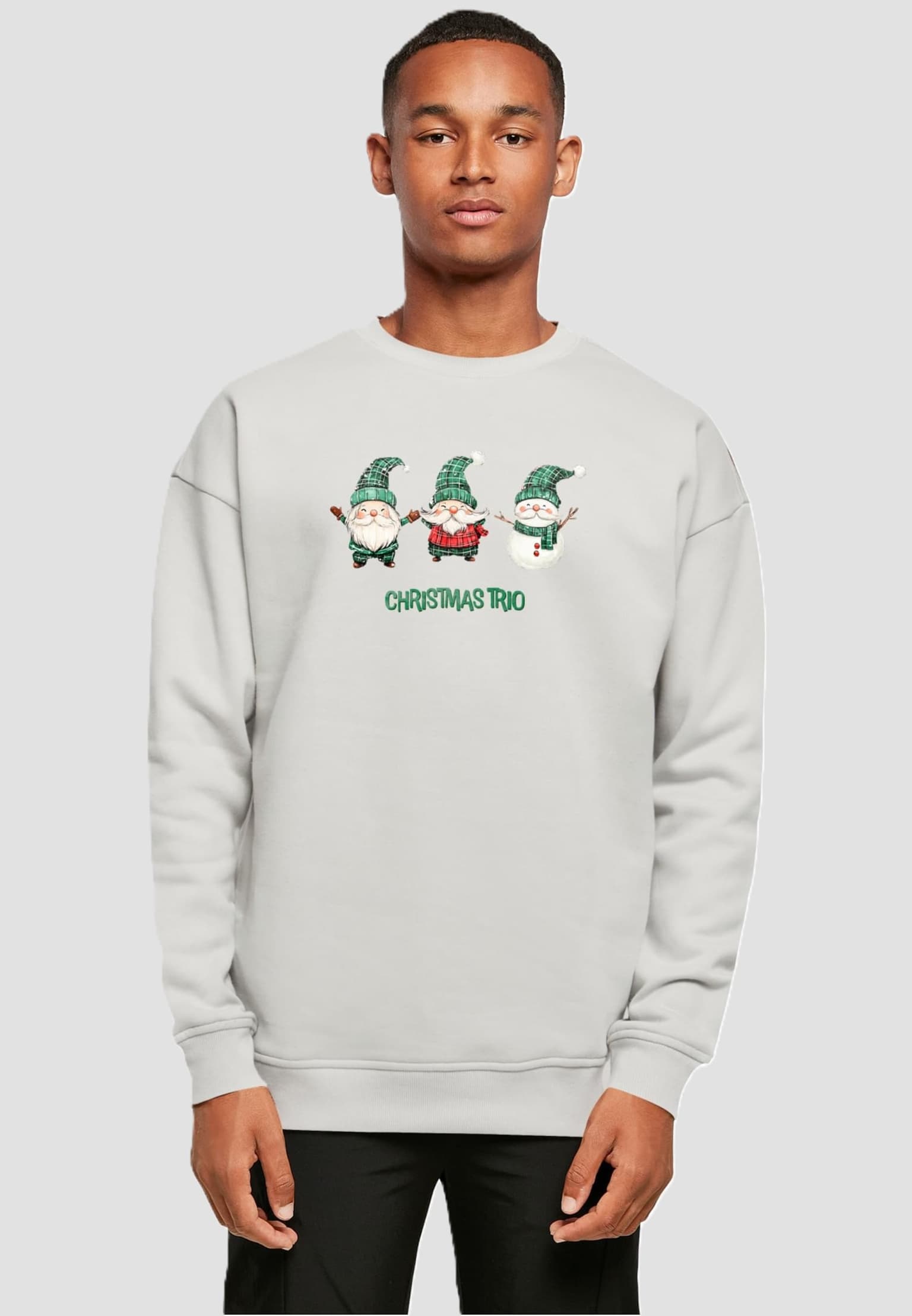 Merchcode Christmas Santa Trio Crewneck