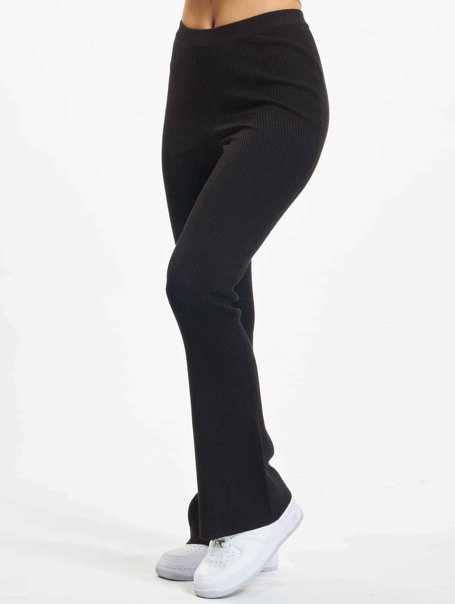 Urban Classics Ladies Rib Knit Bootcut Leggings