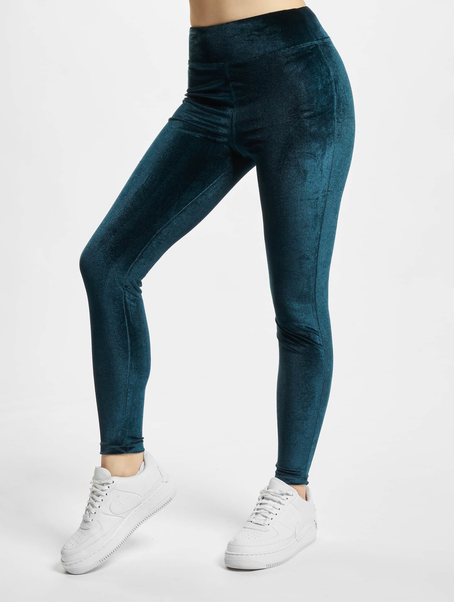 Urban Classics Ladies High Waist Velvet Leggings – Bild 3