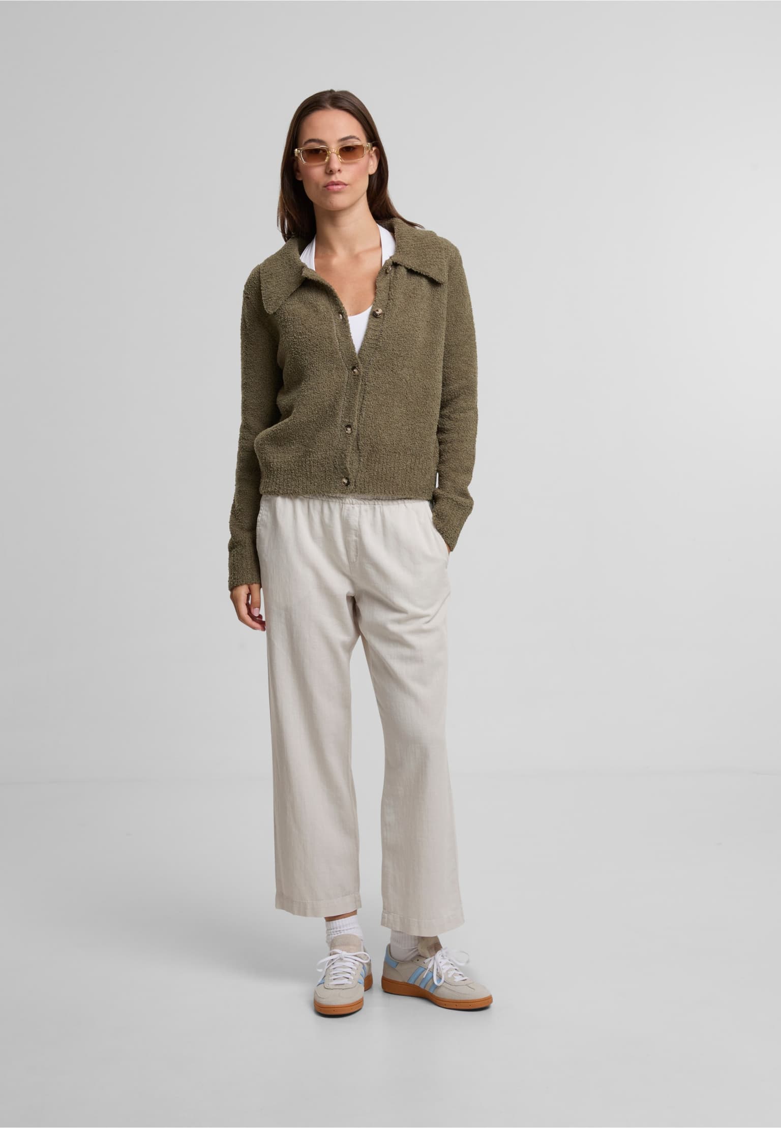 Noisy May NMTEDDA L/S POLO TEDDY KNIT CARDIGAN DD – Bild 3