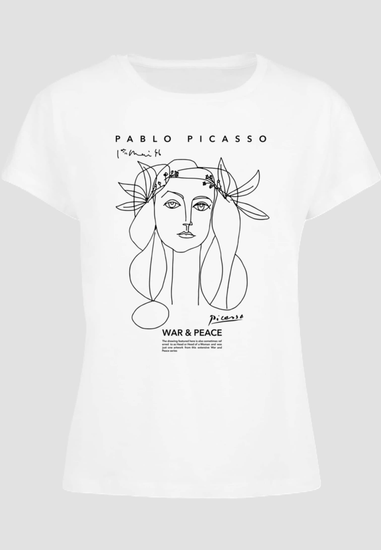 Merchcode Ladies APOH - Picasso War And Peace Box Tee – Bild 3