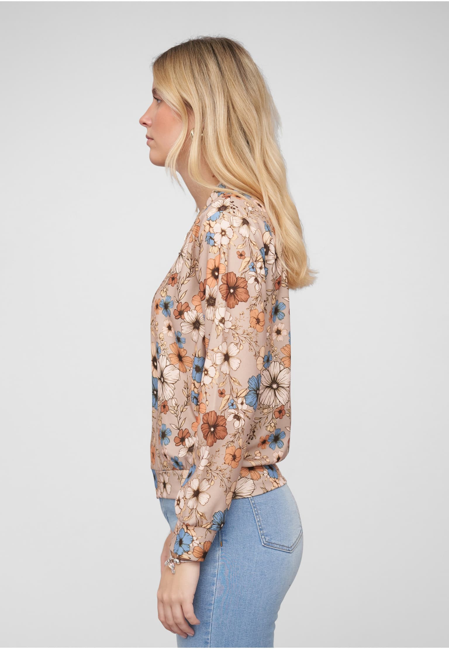 Cloud5ive Blouson with All-Over Flower Print – Bild 3