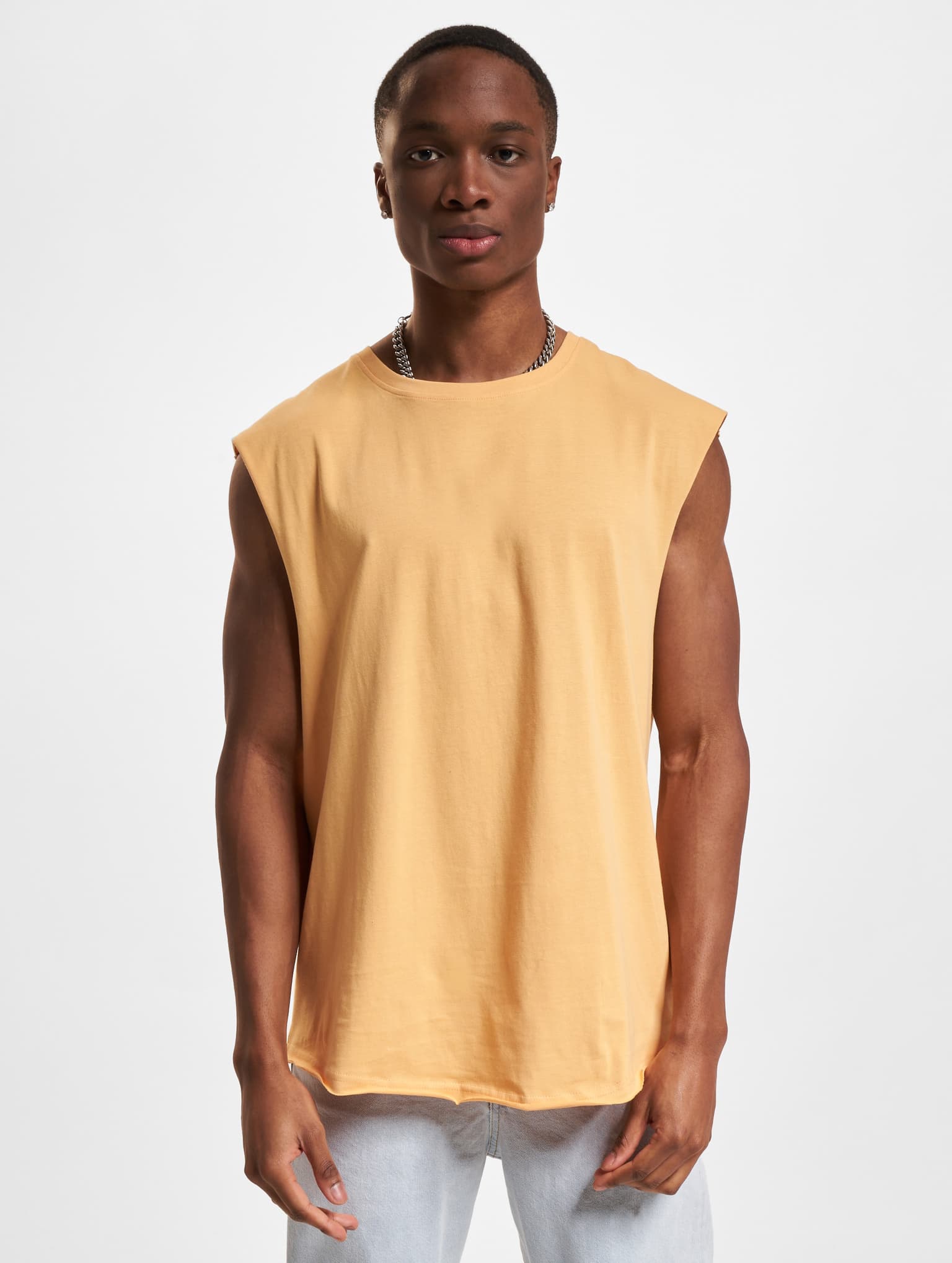 Urban Classics Open Edge Sleeveless Tee – Bild 3