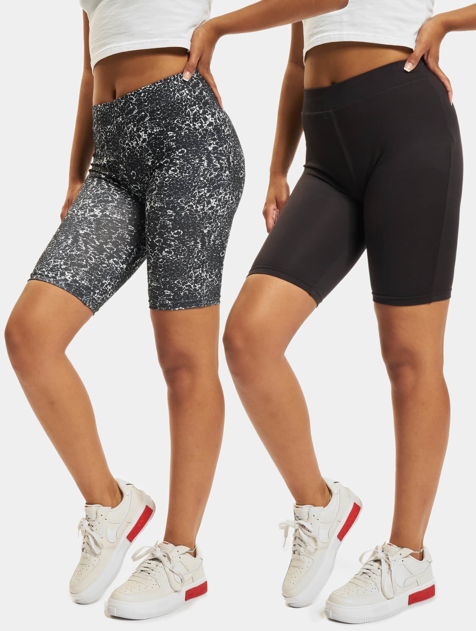 Urban Classics Ladies AOP Cycle Short 2-Pack