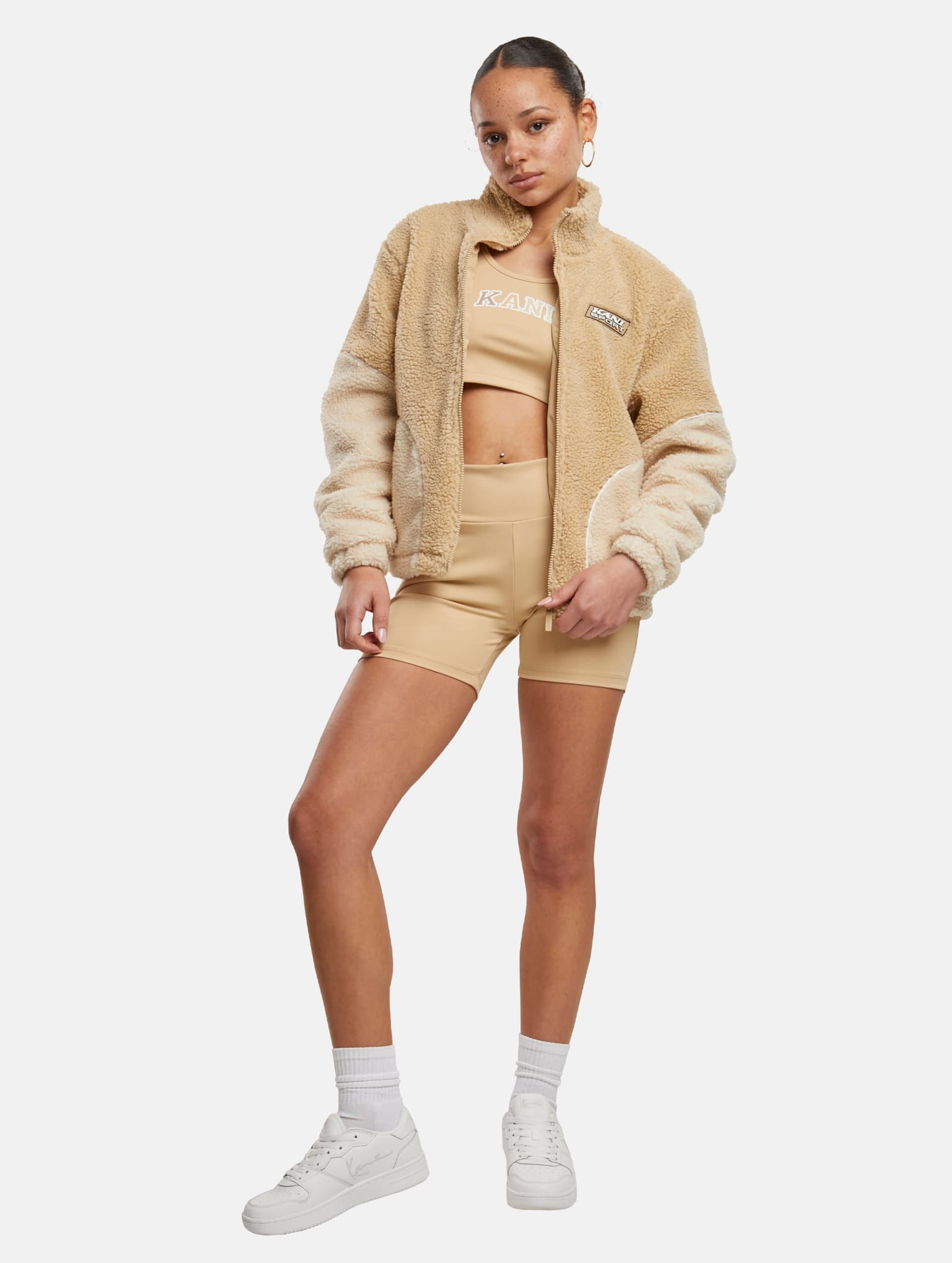 Karl Kani Sport Patch Teddy Block Übergangsjacke – Bild 4