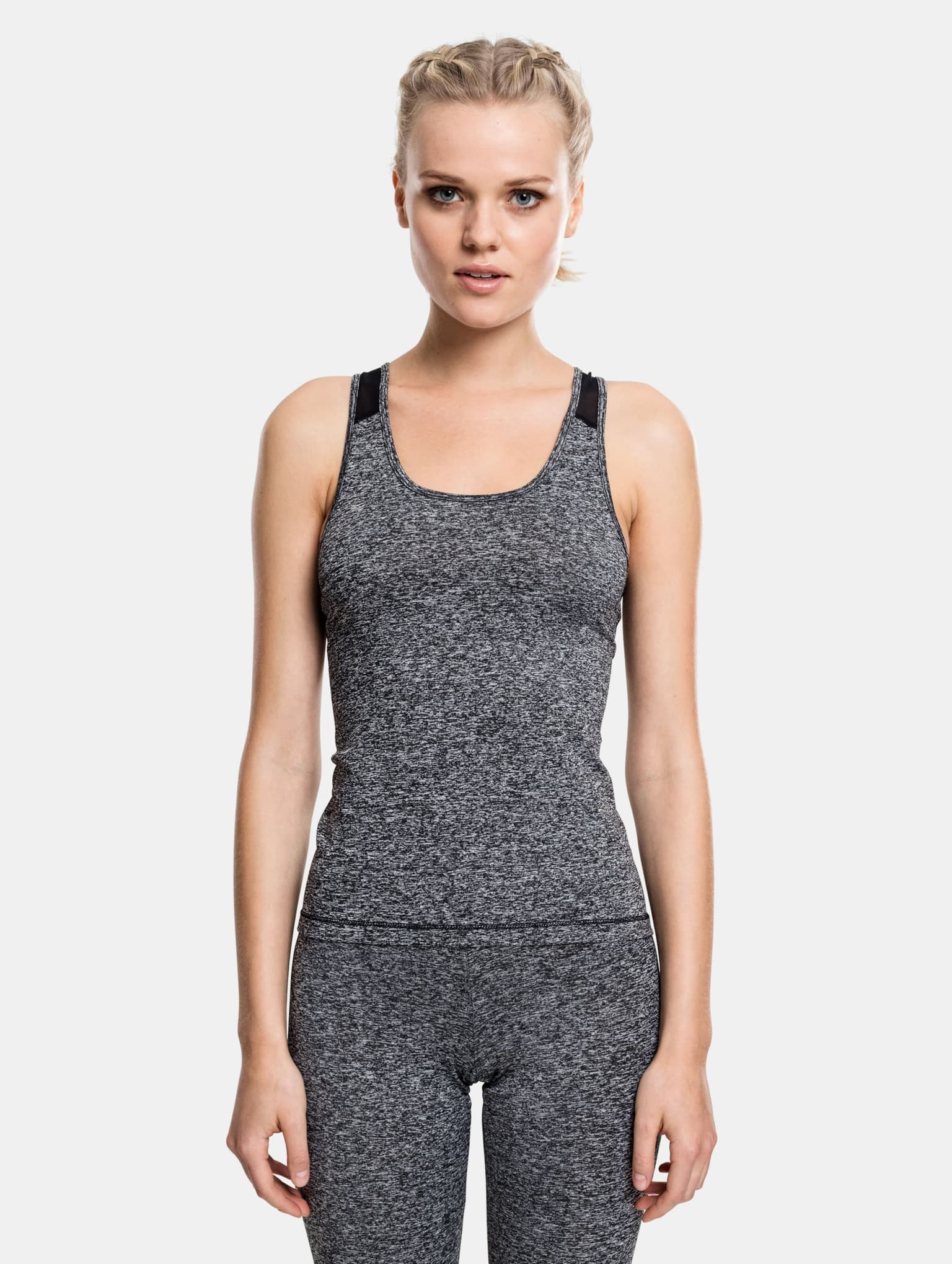 Urban Classics Ladies Active Melange Trainings Top – Bild 4