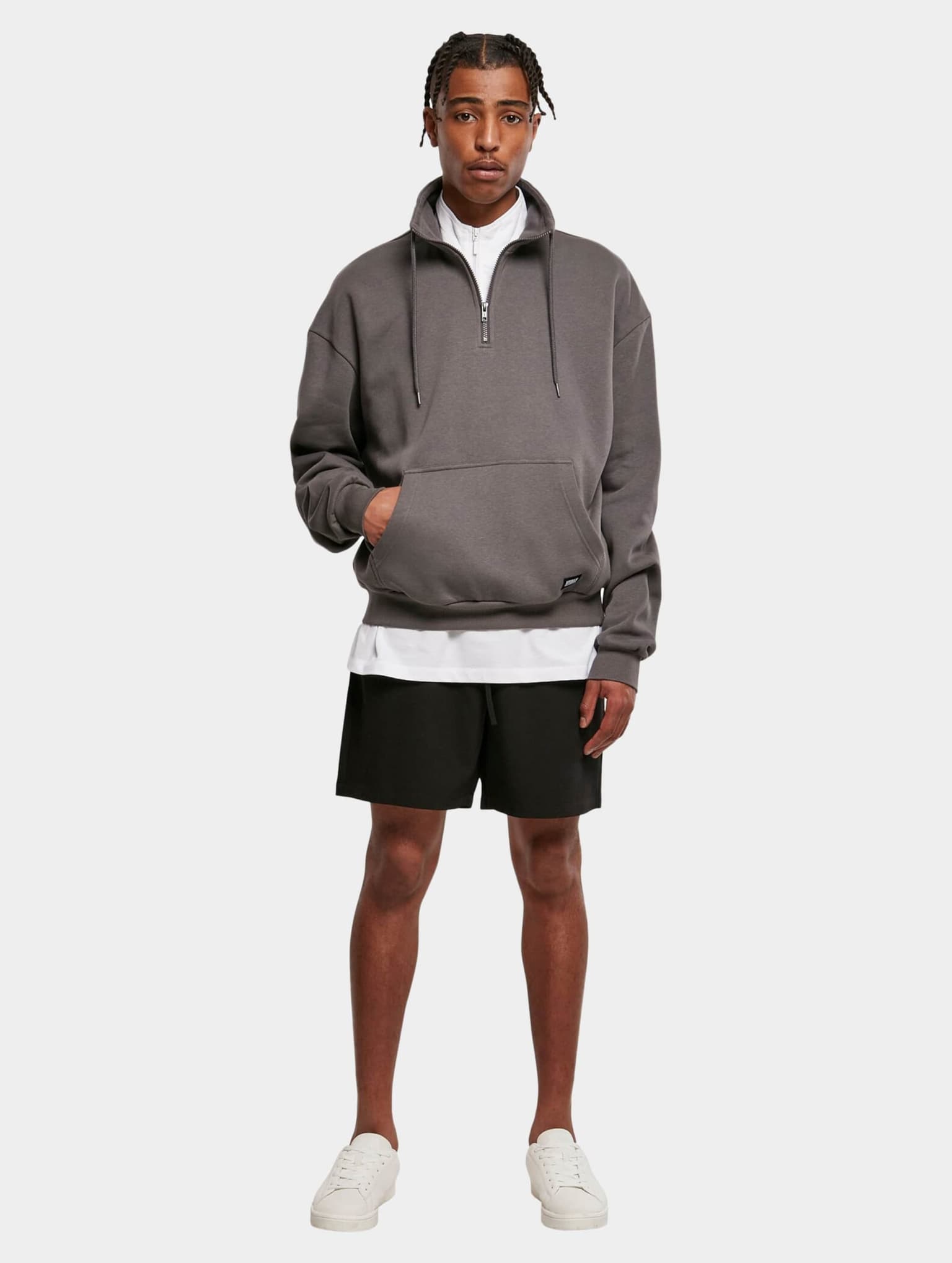 Urban Classics Essentials Drawstring Troyer – Bild 4