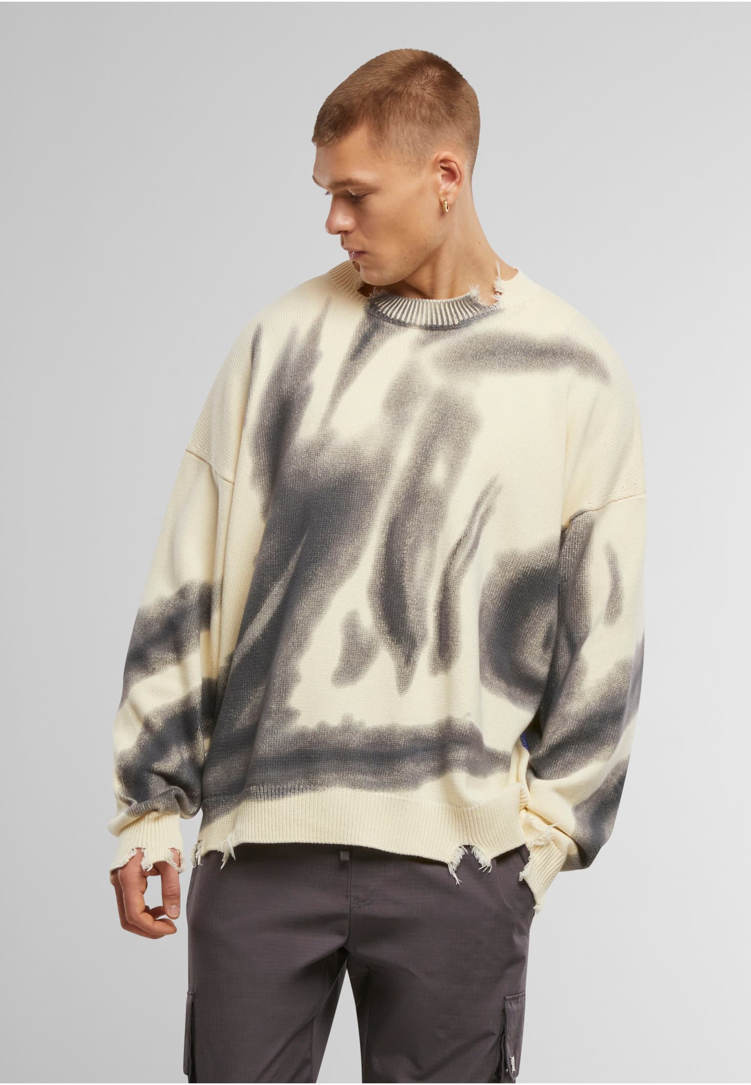 PEQUS Smoked Knit Sweater