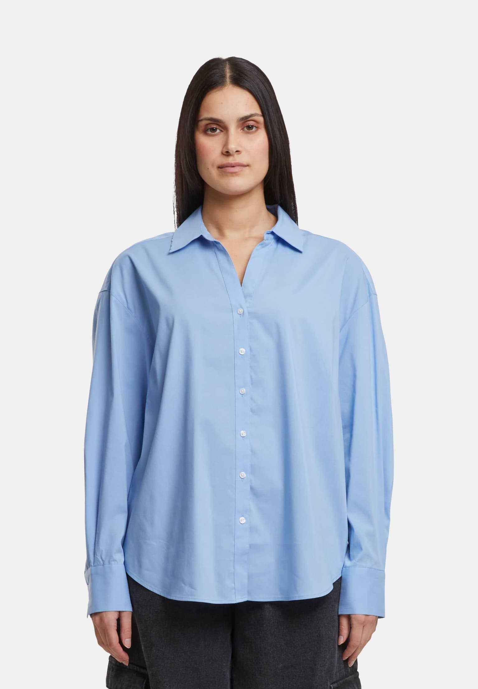 Urban Classics Ladies Oversized Cotton Blouse – Bild 3
