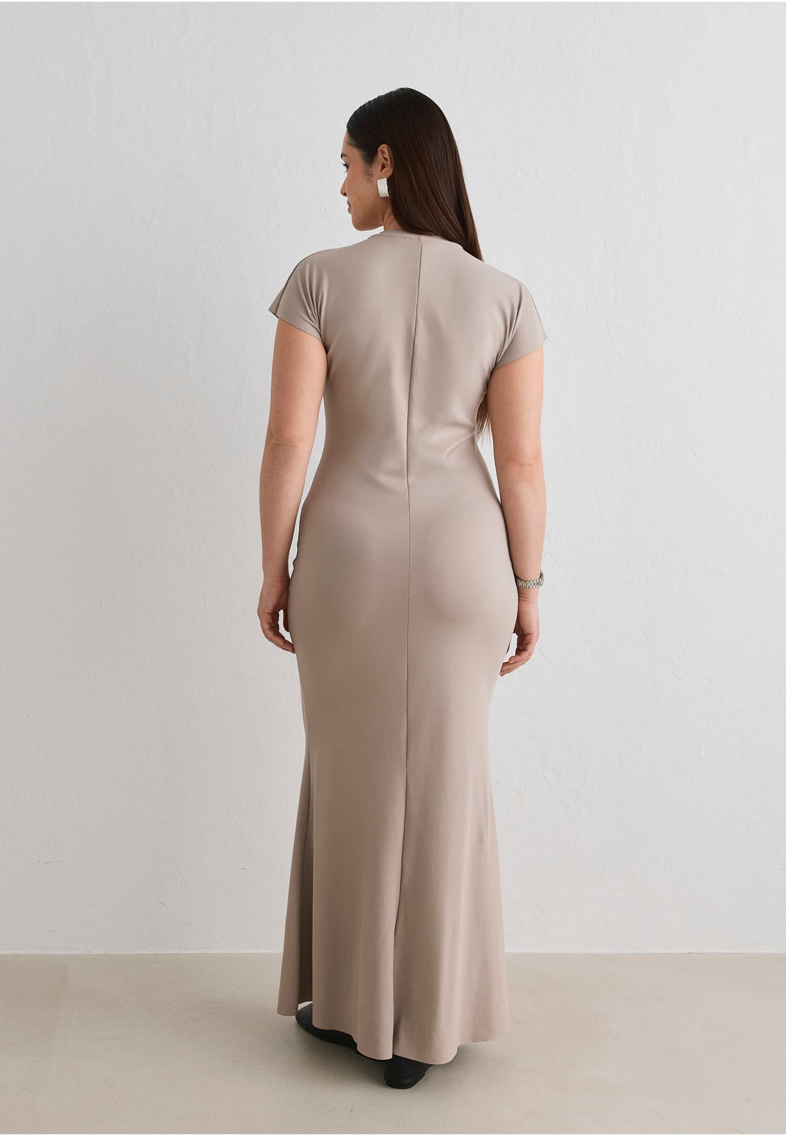 aimn Sense Mermaid Cap Sleeve Dress – Bild 2