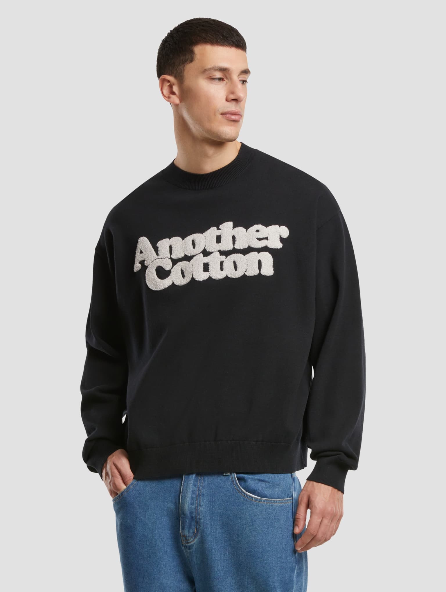 Another Cotton Lab Chenille Oversize Knit Sweatshirt